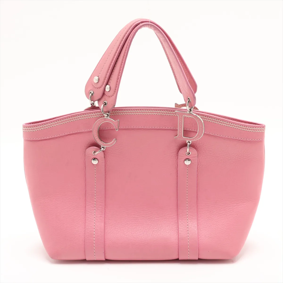 Leather Handbag Pink — view 2