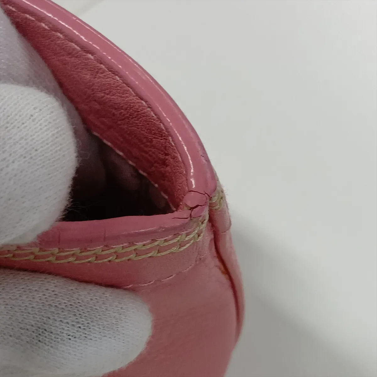 Leather Handbag Pink — view 13