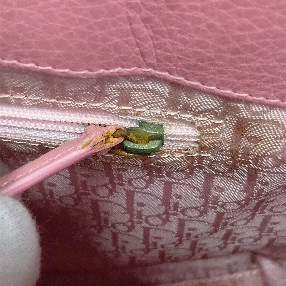Leather Handbag Pink — view 14