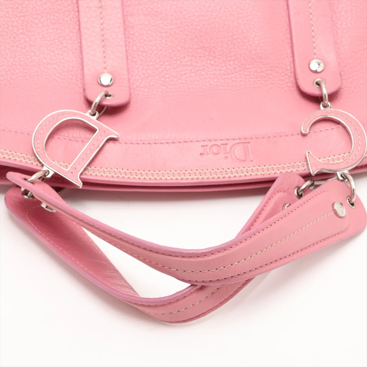 Leather Handbag Pink — view 5