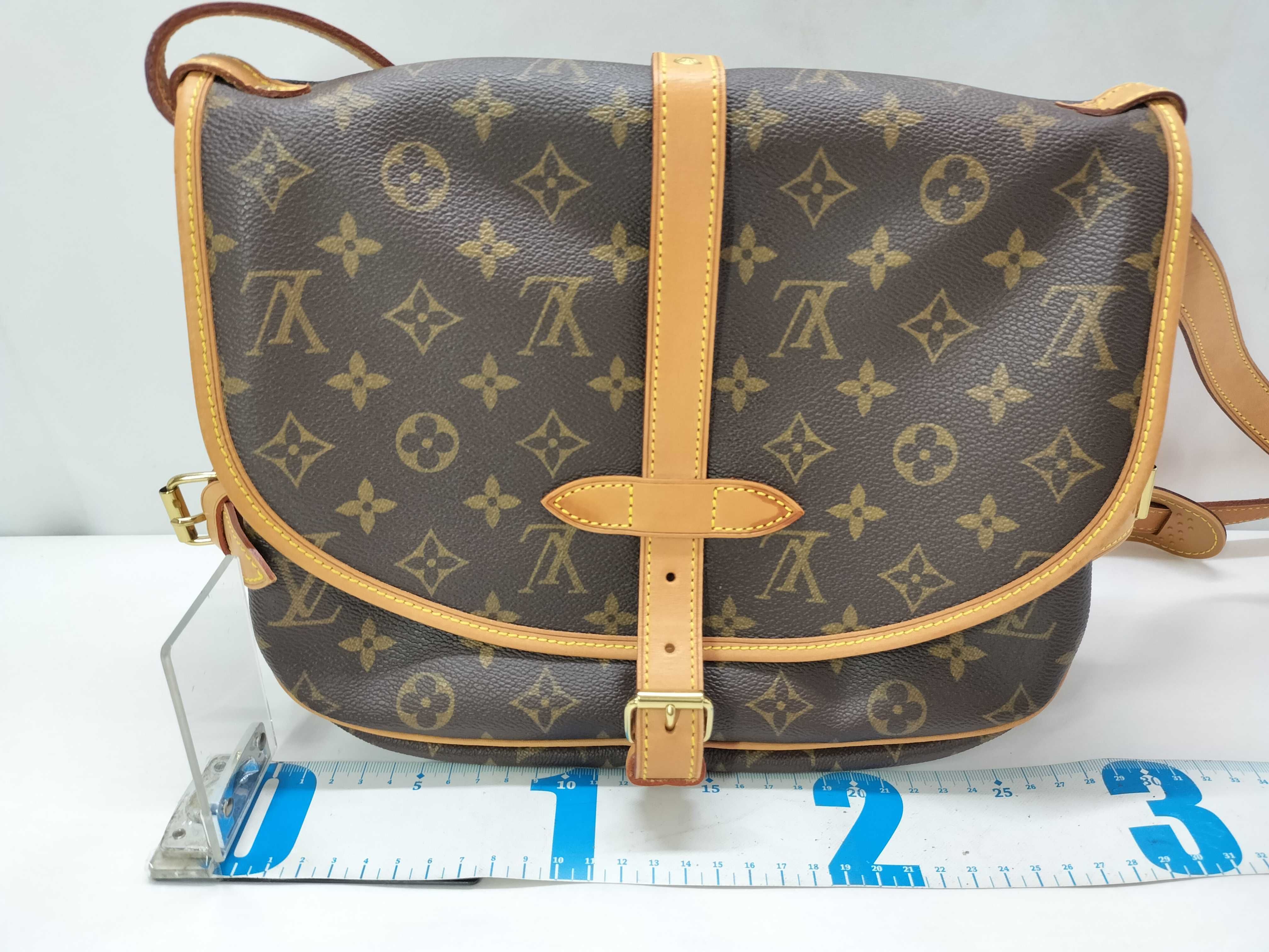 Monogram Saumur Shoulder Bag — view 2