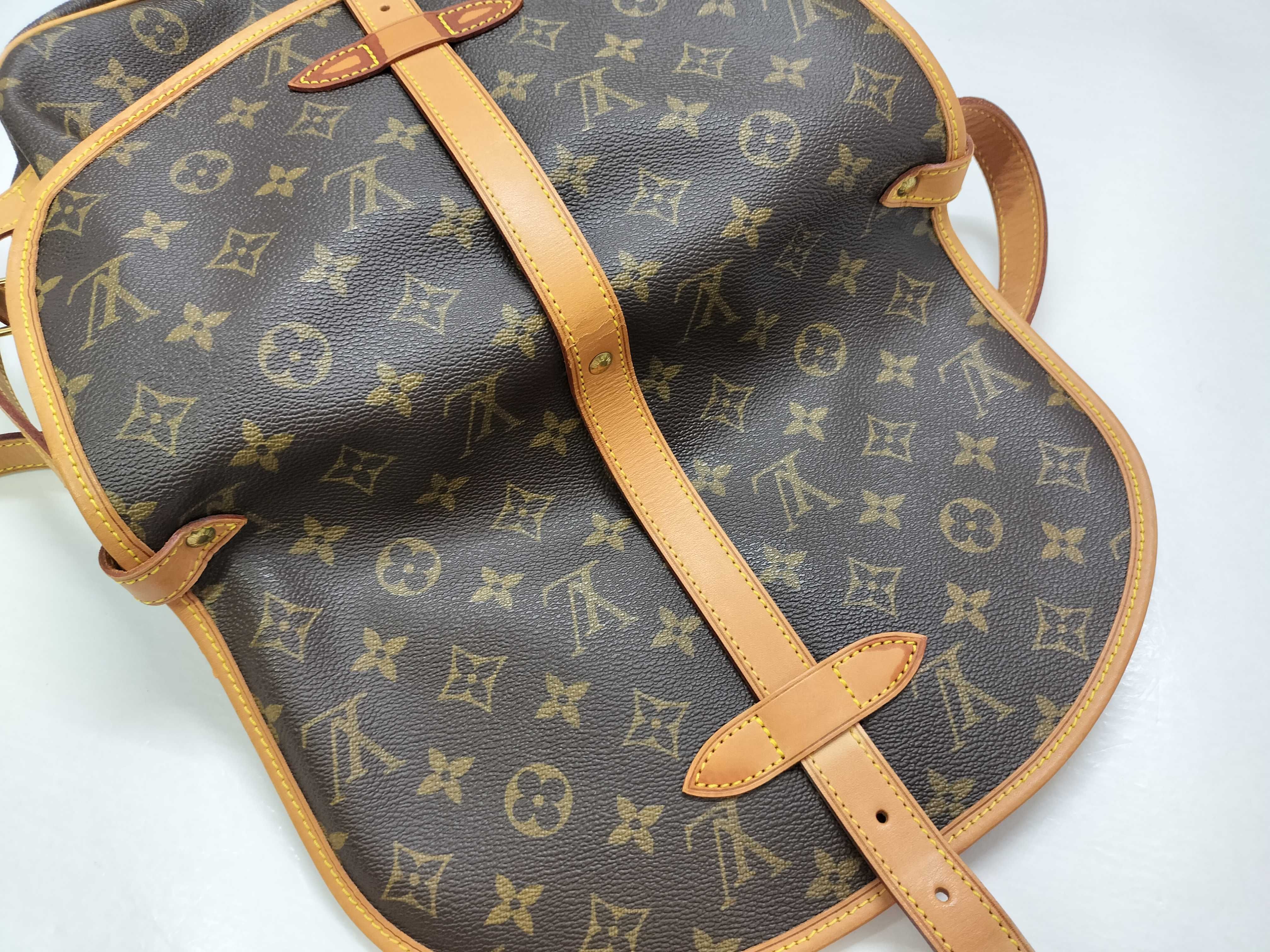Monogram Saumur Shoulder Bag — view 13