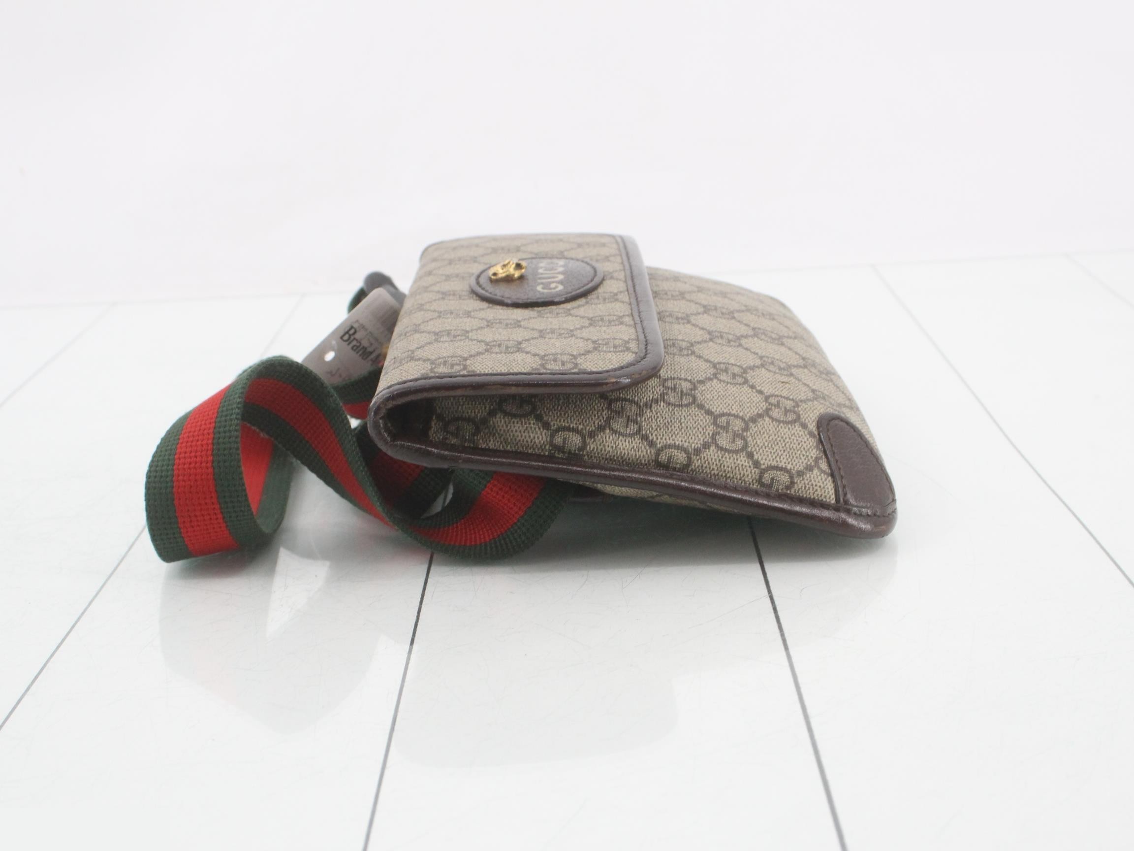Metal Cat Head Shoulder Bag, GG Supreme, Sherry Line — view 4