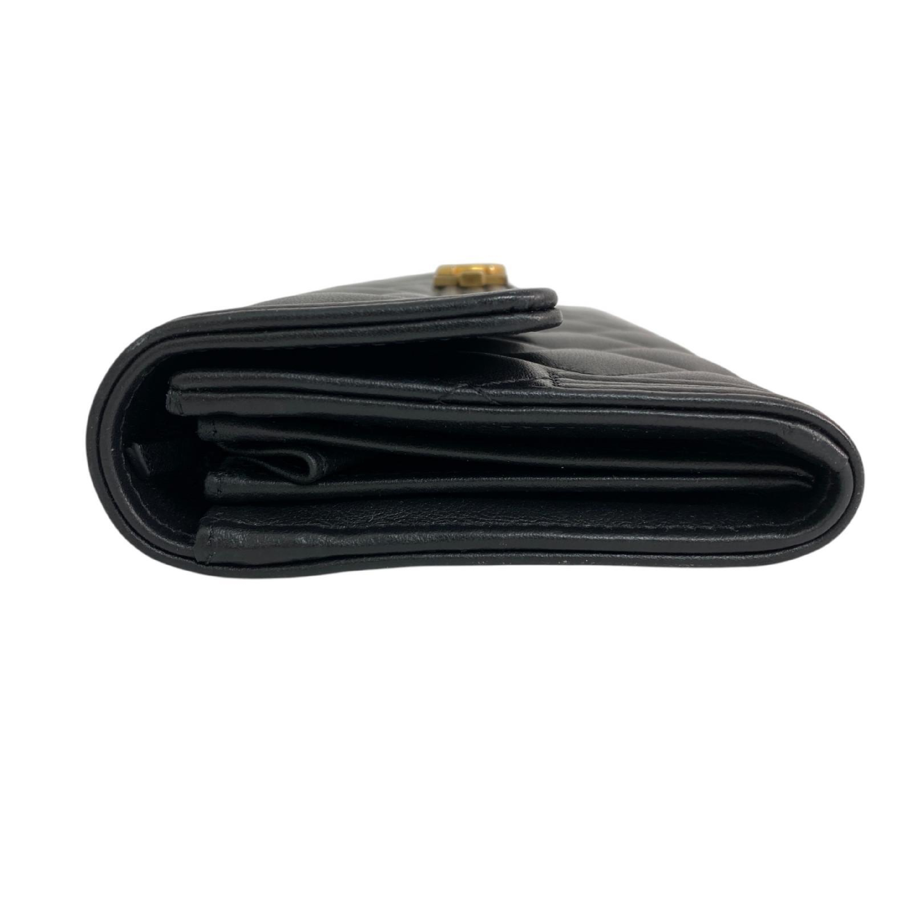 【*Shipped from: Hong Kong*】CHANEL Black Lambskin Boy No.26 Long Wallet — view 5