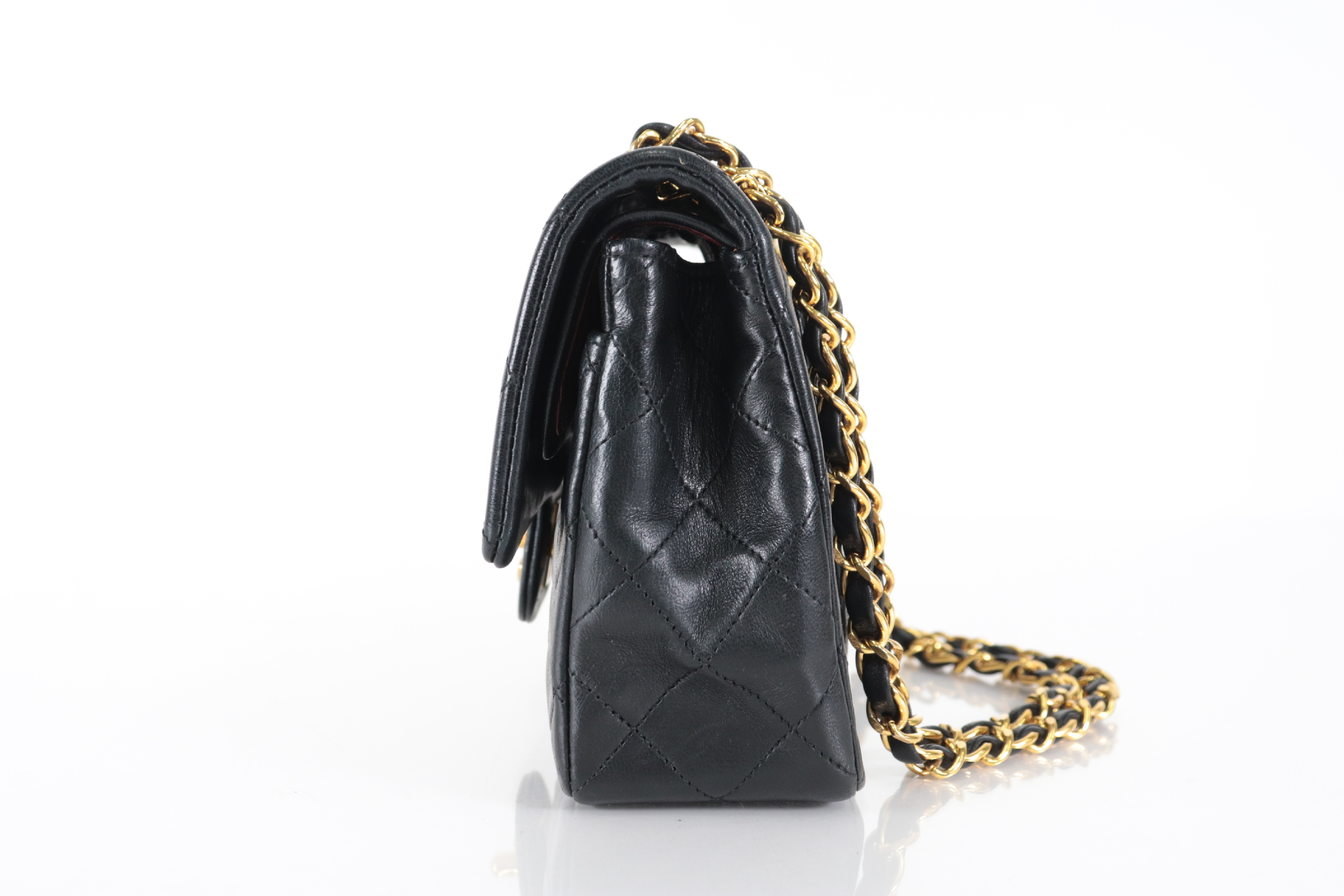 W-Flap 23 Lambskin Chain Shoulder Bag (Series 1) — view 5