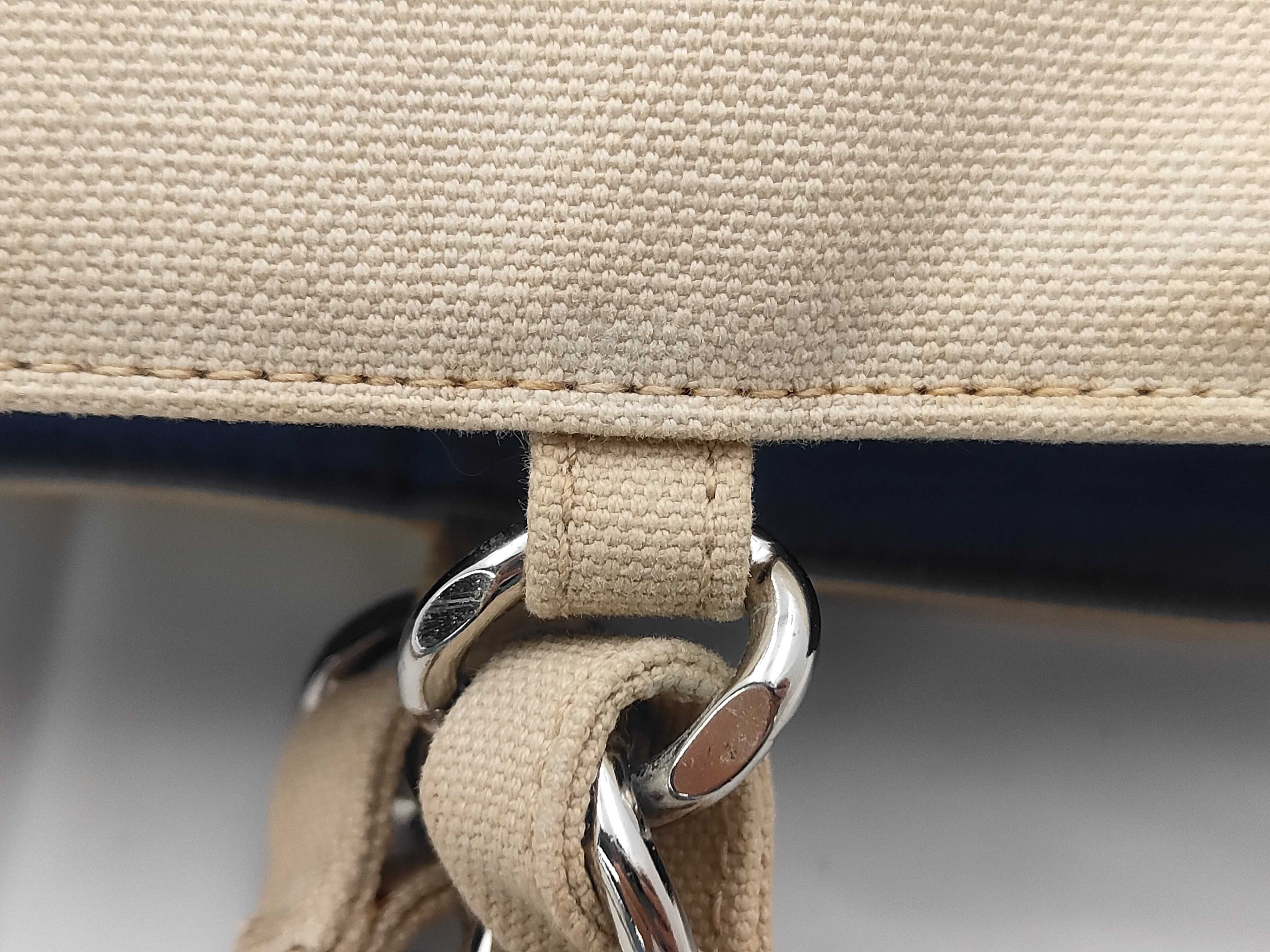 White Chain Tote Bag NO.5 with Coco Mark Sticker — view 5