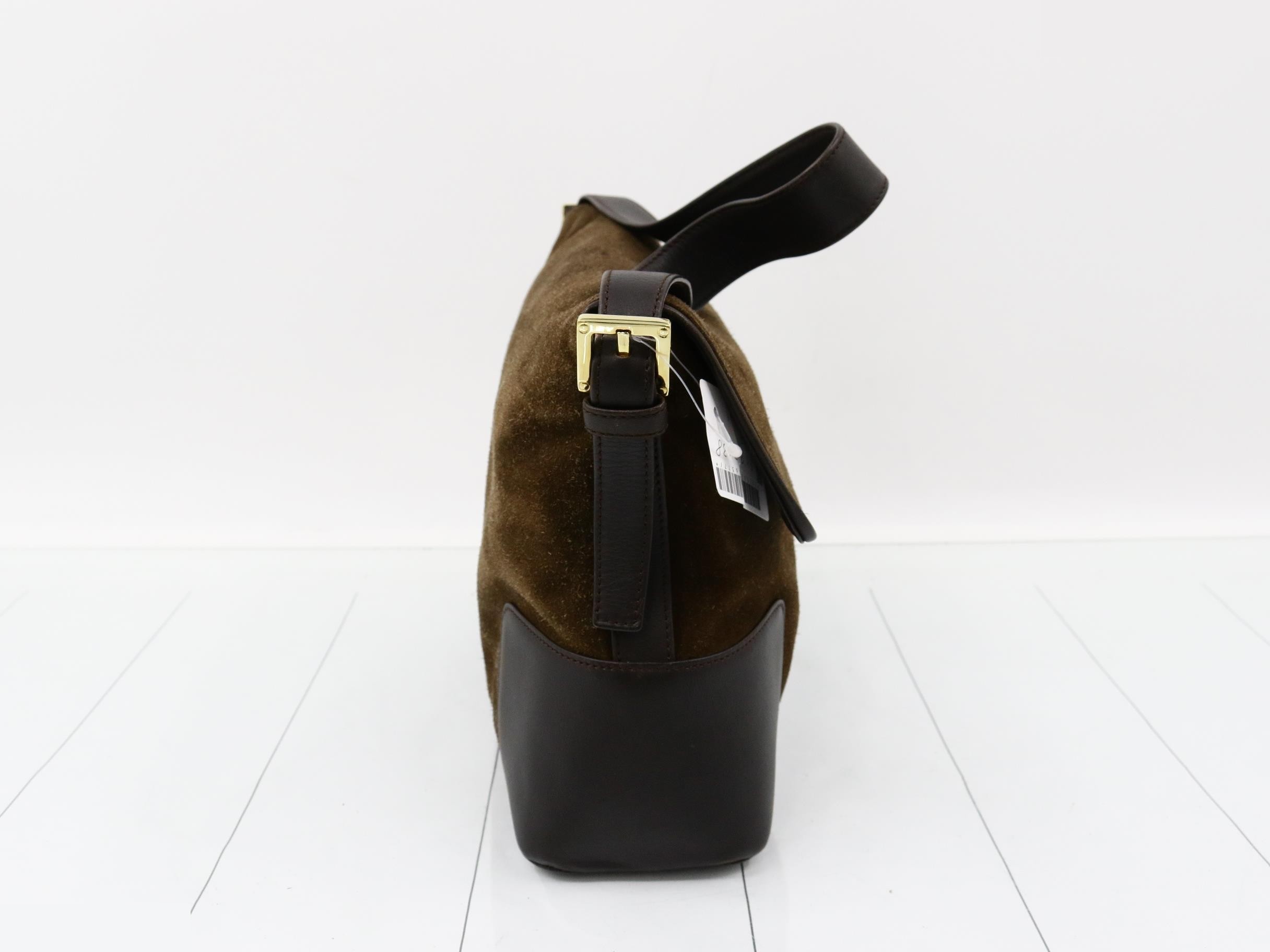 Anagram suede handbag one shoulder — view 4