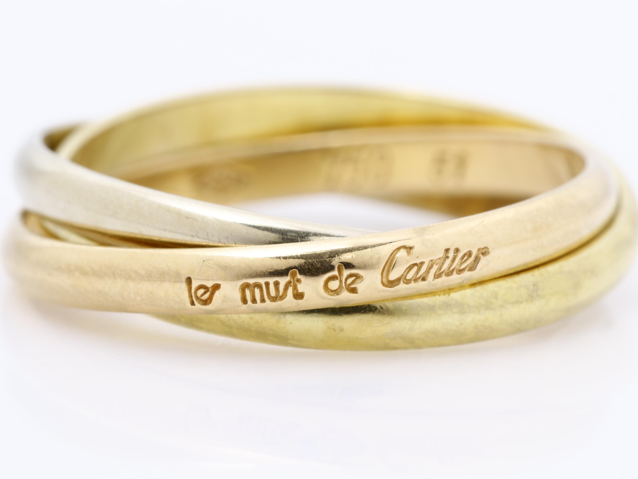 Trinity (precious metal) ring, 750, 3.83g, #51 — view 2