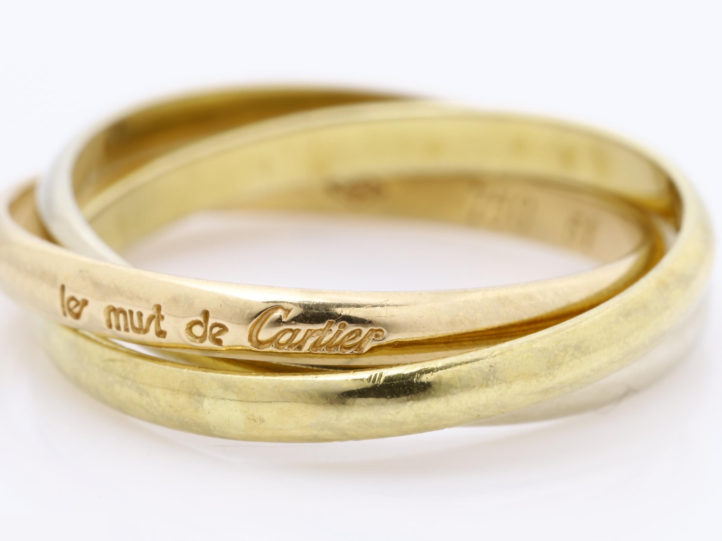 Trinity (precious metal) ring, 750, 3.83g, #51 — view 3