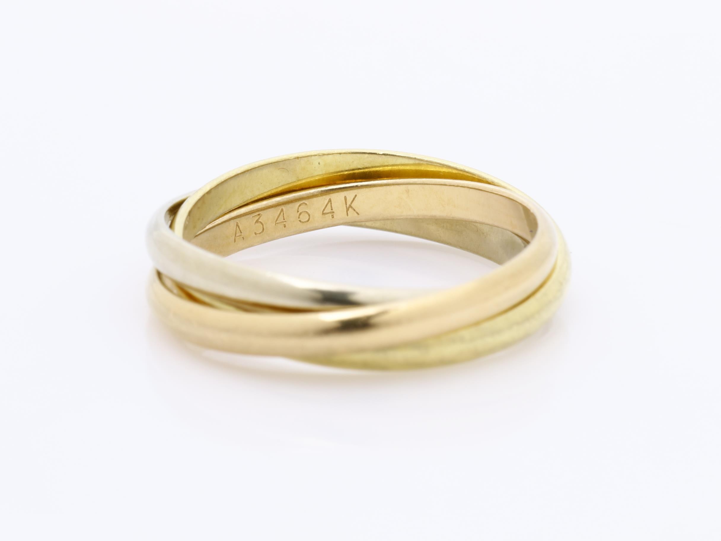 Trinity (precious metal) ring, 750, 3.83g, #51 — view 4