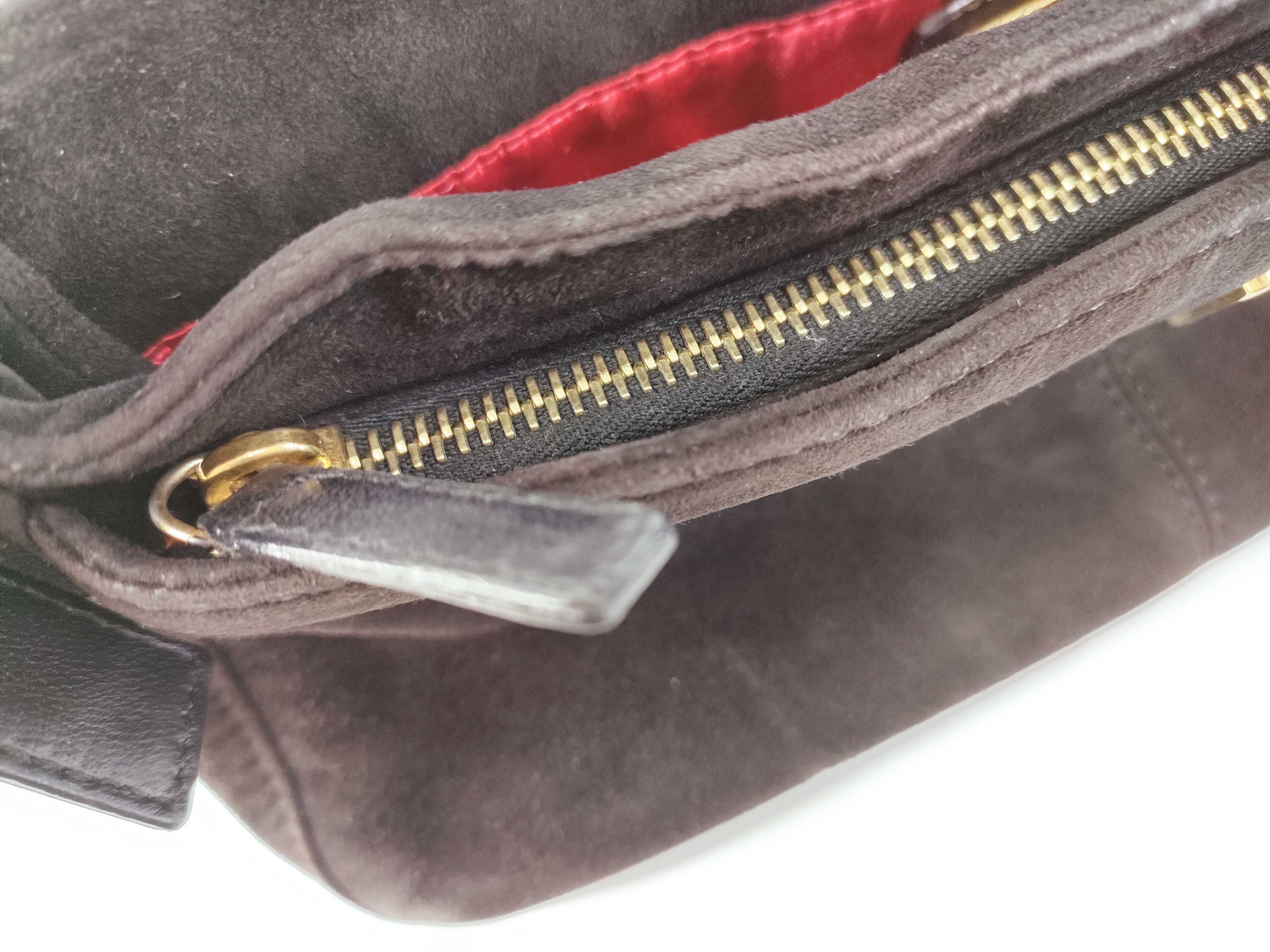 Mamma / FENDI / Mamma Baguette / Suede / Glitter / One-Shoulder Bag — view 11
