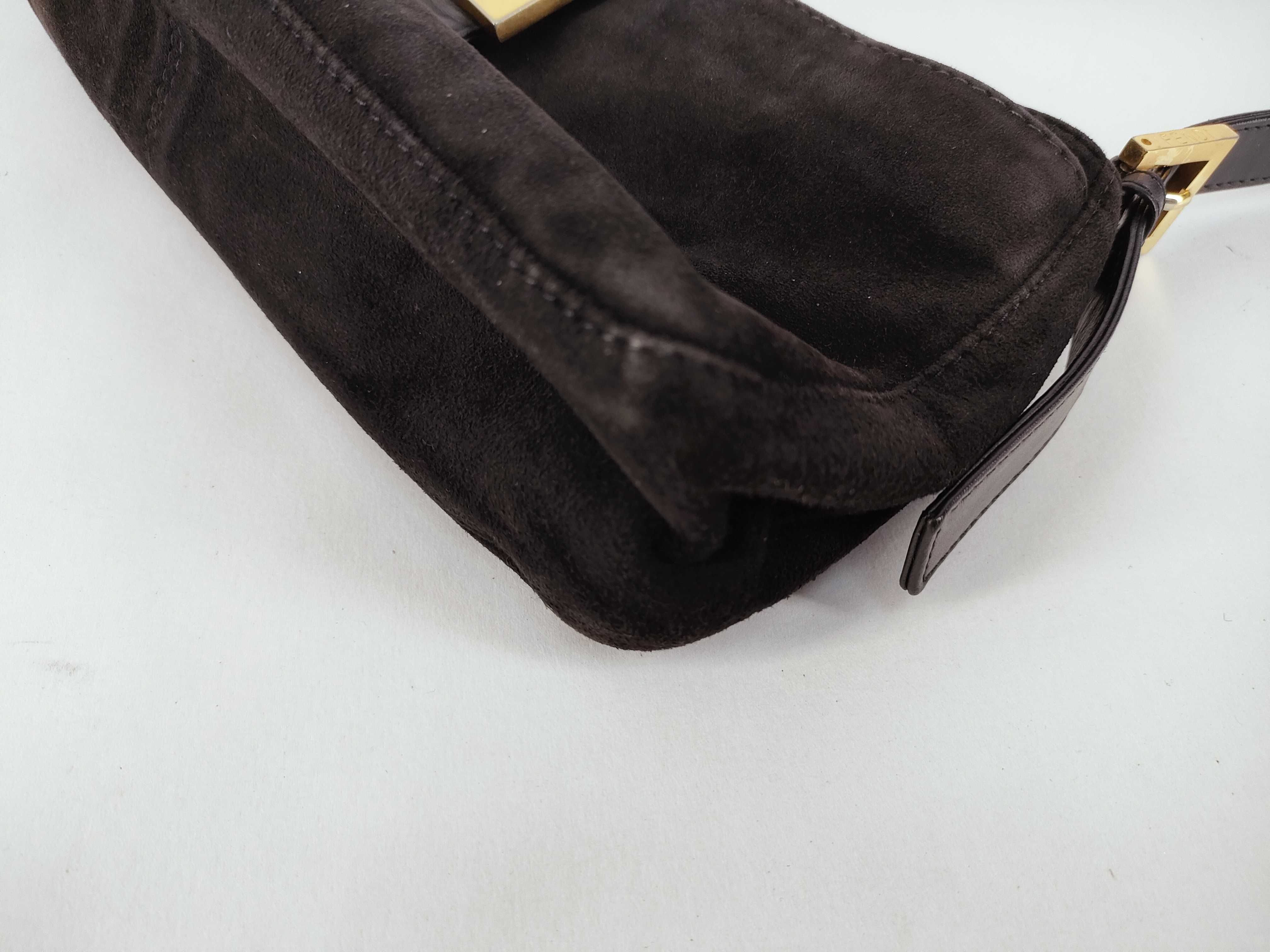 Mamma / FENDI / Mamma Baguette / Suede / Glitter / One-Shoulder Bag — view 6