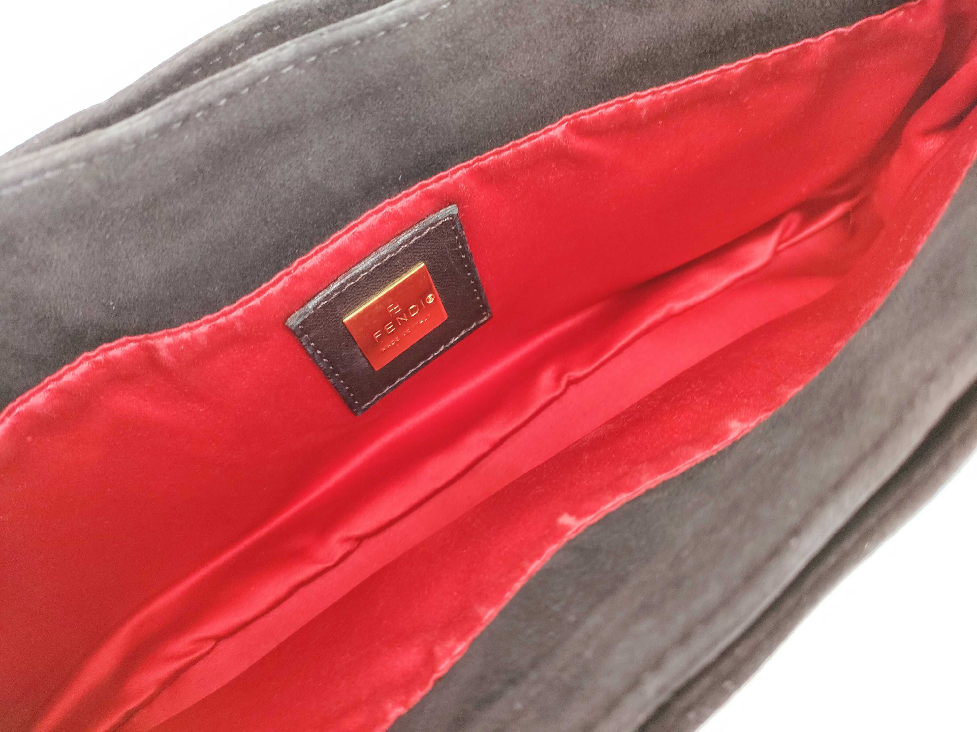 Mamma / FENDI / Mamma Baguette / Suede / Glitter / One-Shoulder Bag — view 9