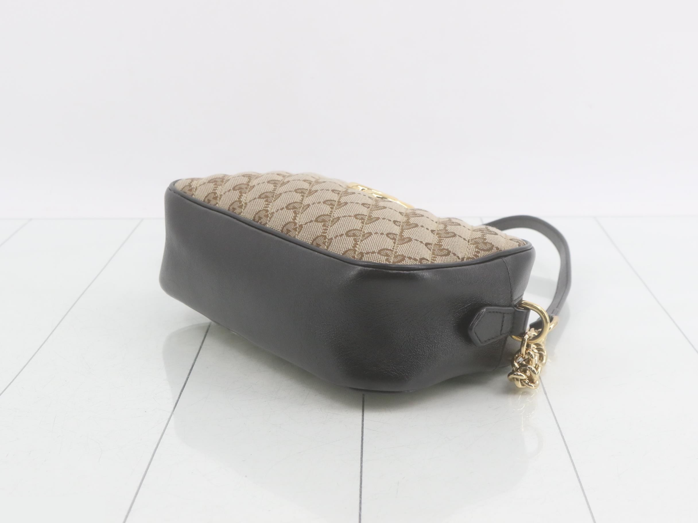 GG Marmont GG Canvas Leather Shoulder Bag — view 6
