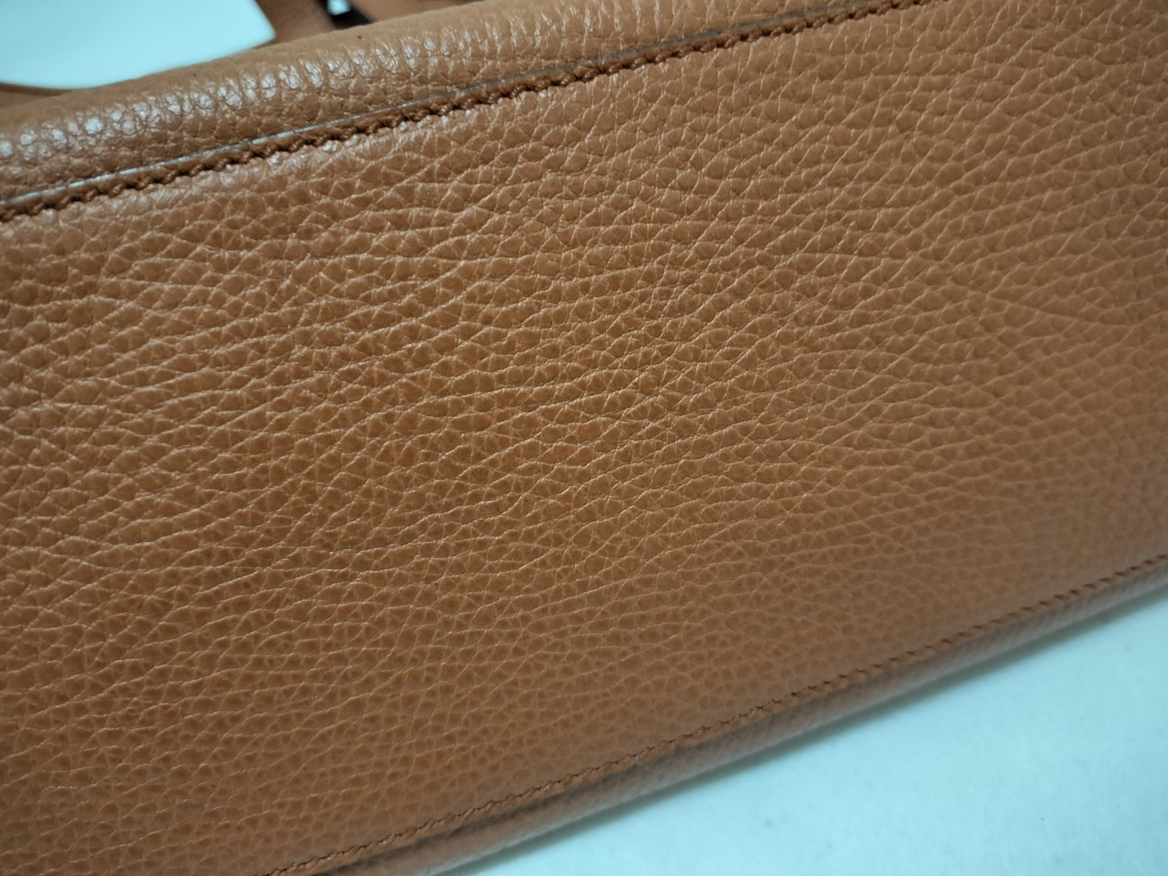 211525 Tote Bag, Brown Leather Tote Bag — view 15