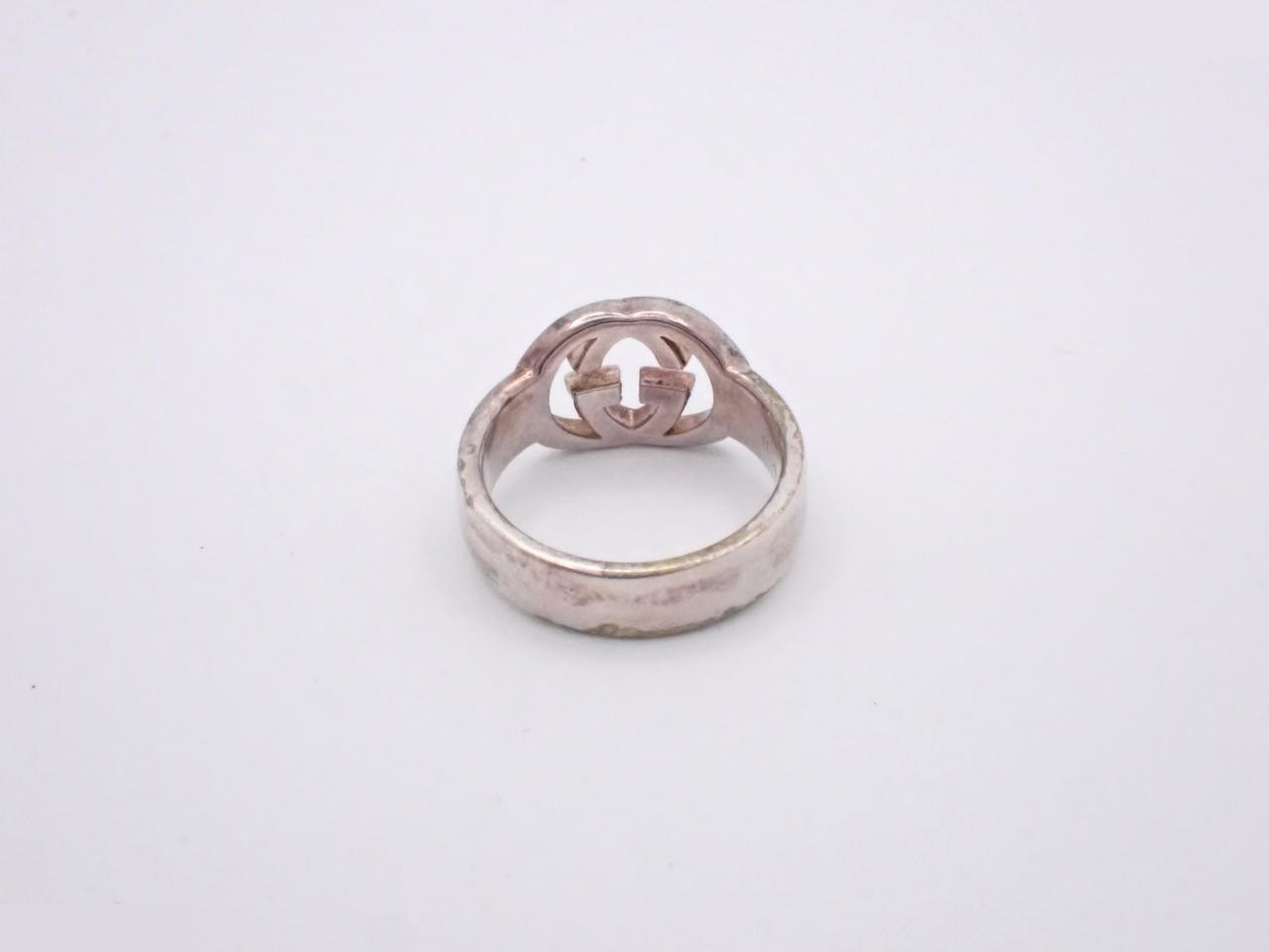 Interlocking G Ring, AG925, 4.9g — view 2