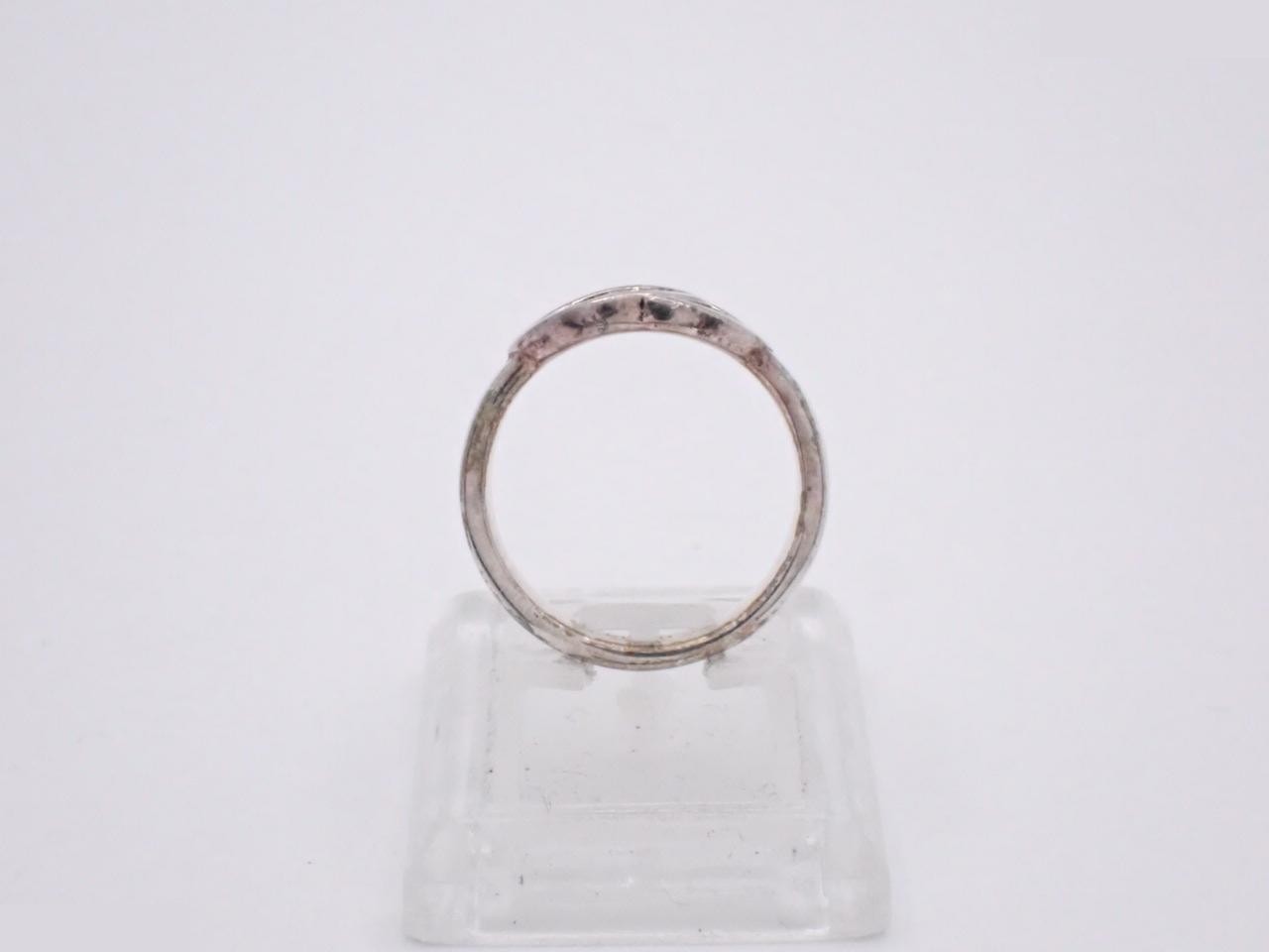 Interlocking G Ring, AG925, 4.9g — view 3