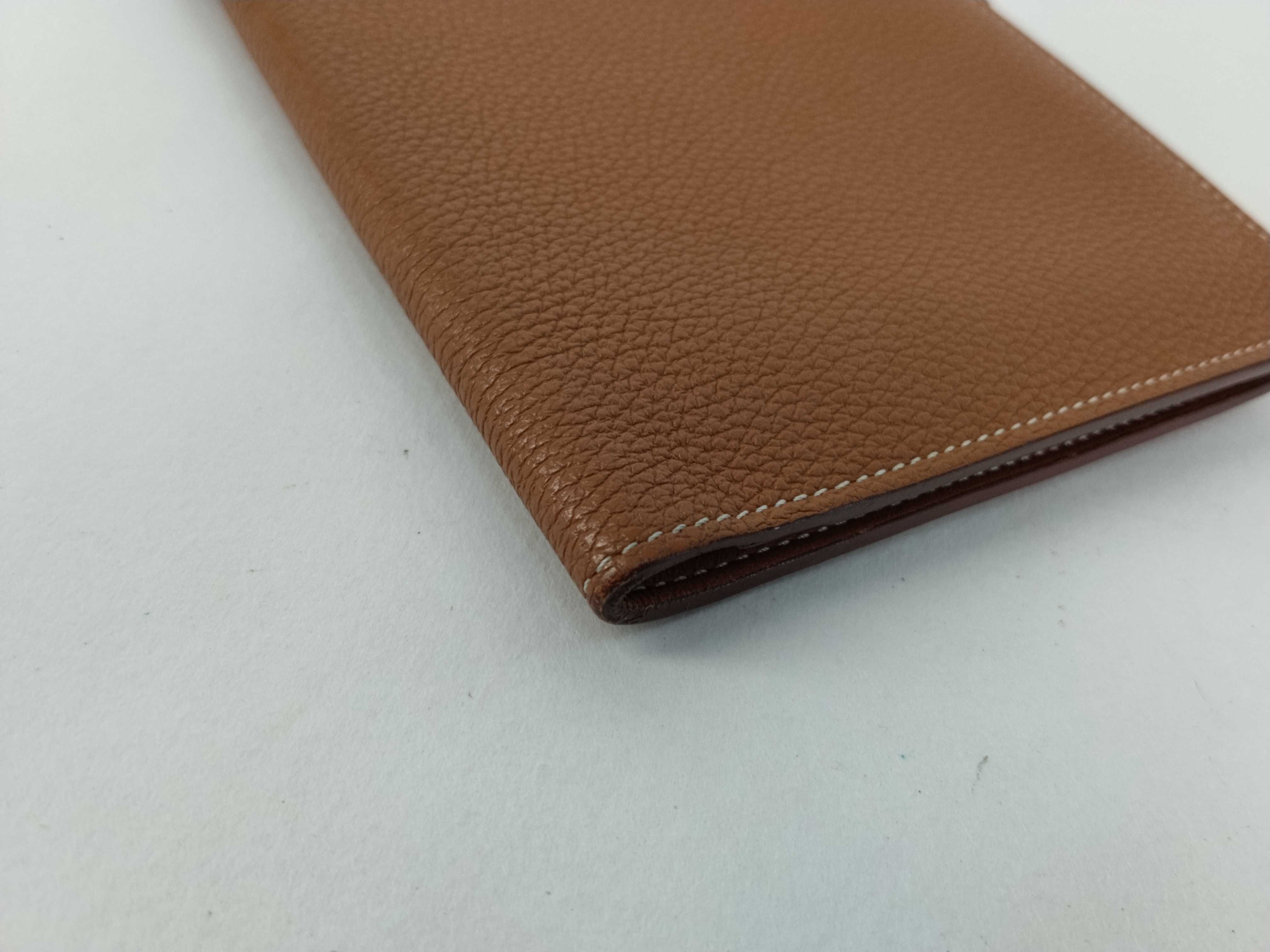 Dogon Duo GM Long Wallet, Gold Togo Leather, T Stamp, Silver Hardware — view 3