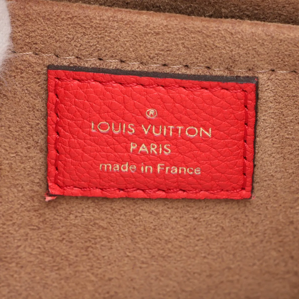 Monogram x Leather Marignan M44286 FL2108 Brown x Red — view 11