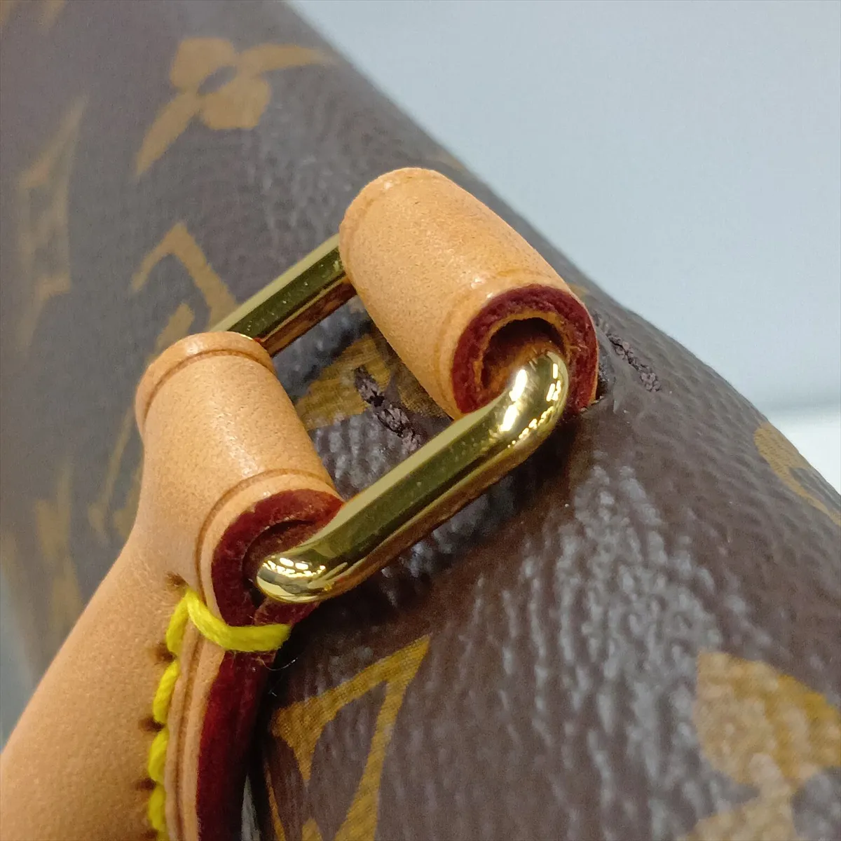 Monogram x Leather Marignan M44286 FL2108 Brown x Red — view 13