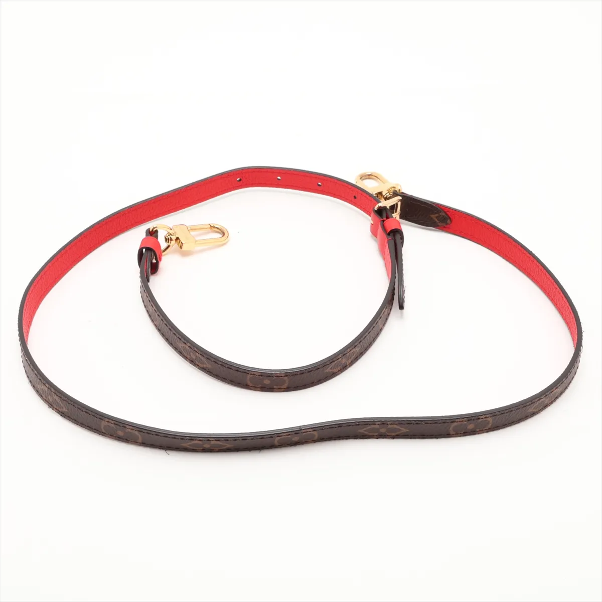 Monogram x Leather Marignan M44286 FL2108 Brown x Red — view 7