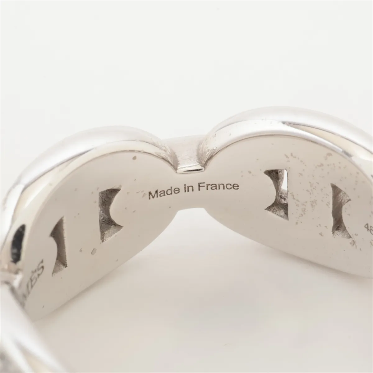 Chaine d'Ancre Enchainée Diamond Ring, 750 (WG), 7.0g, Size 48, 24BE142807, dents. — view 4