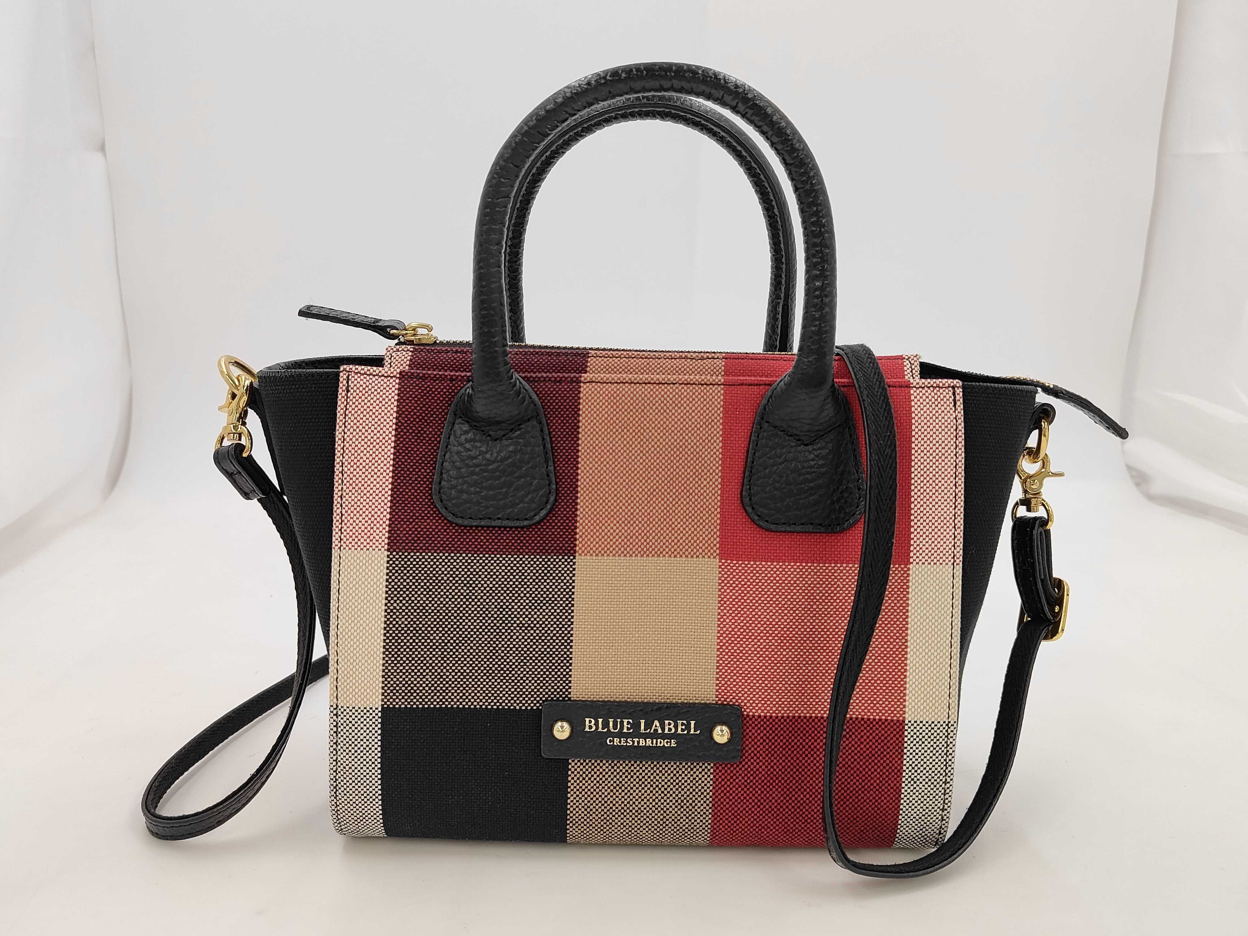 Blue Label Nova Check 2-Way Shoulder Bag with Strap