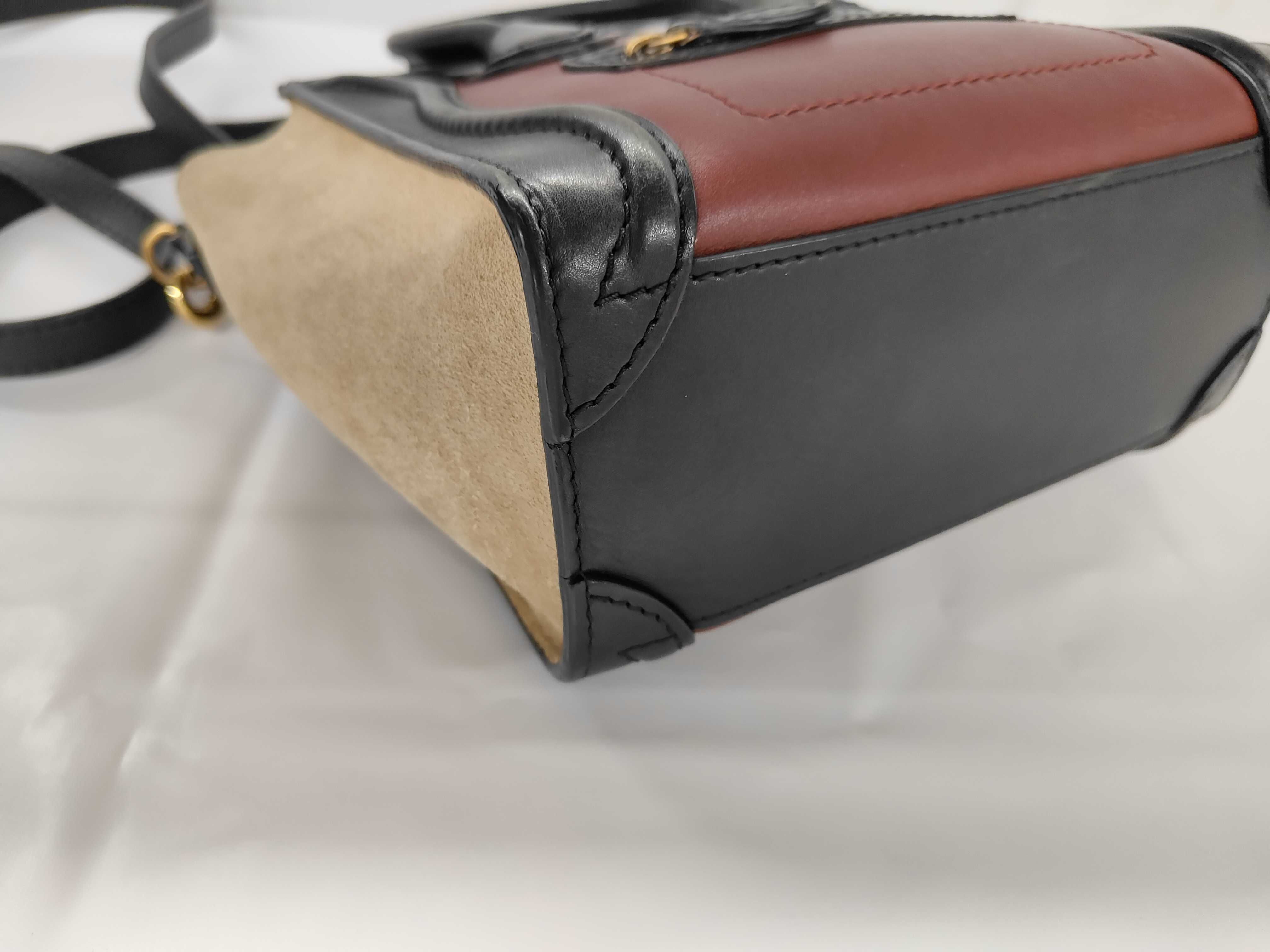 Luggage Nano Shopper Leather Handbag (3 colors) — view 6