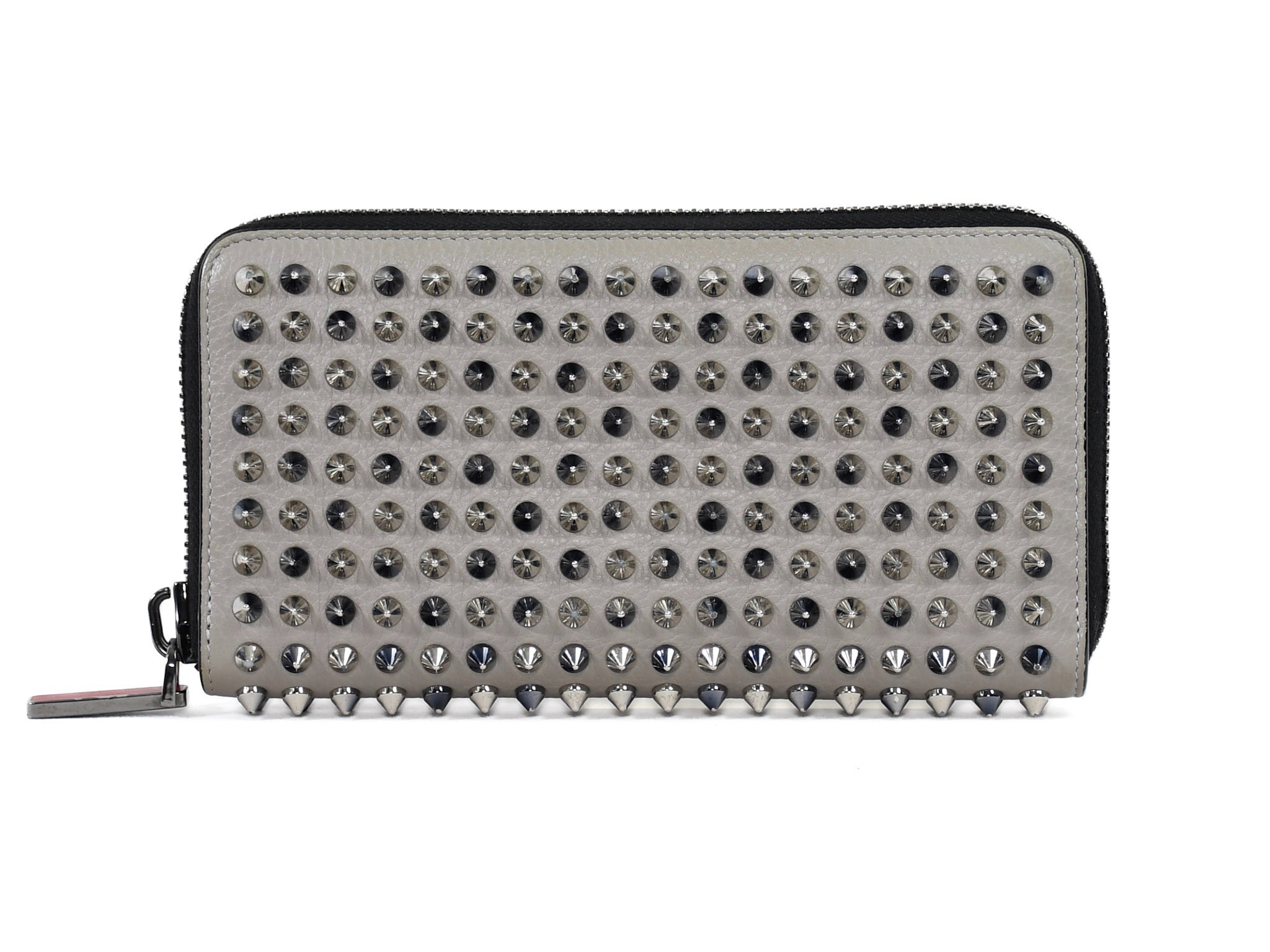 Comes with box and dust bag. Panettone round zipper wallet by Christian Louboutin. — view 2