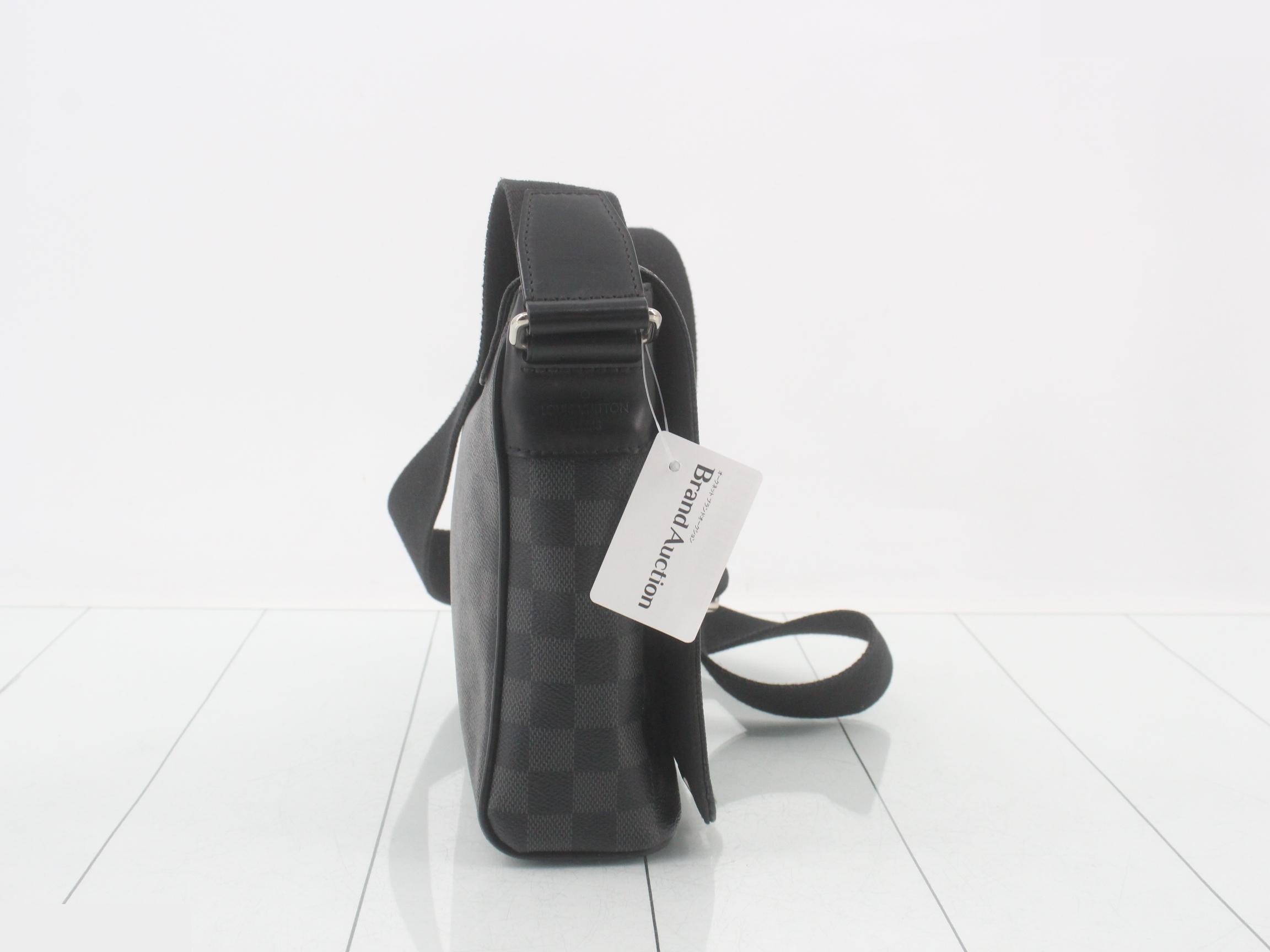 Damier Graphite District PM NM Shoulder Bag — view 4