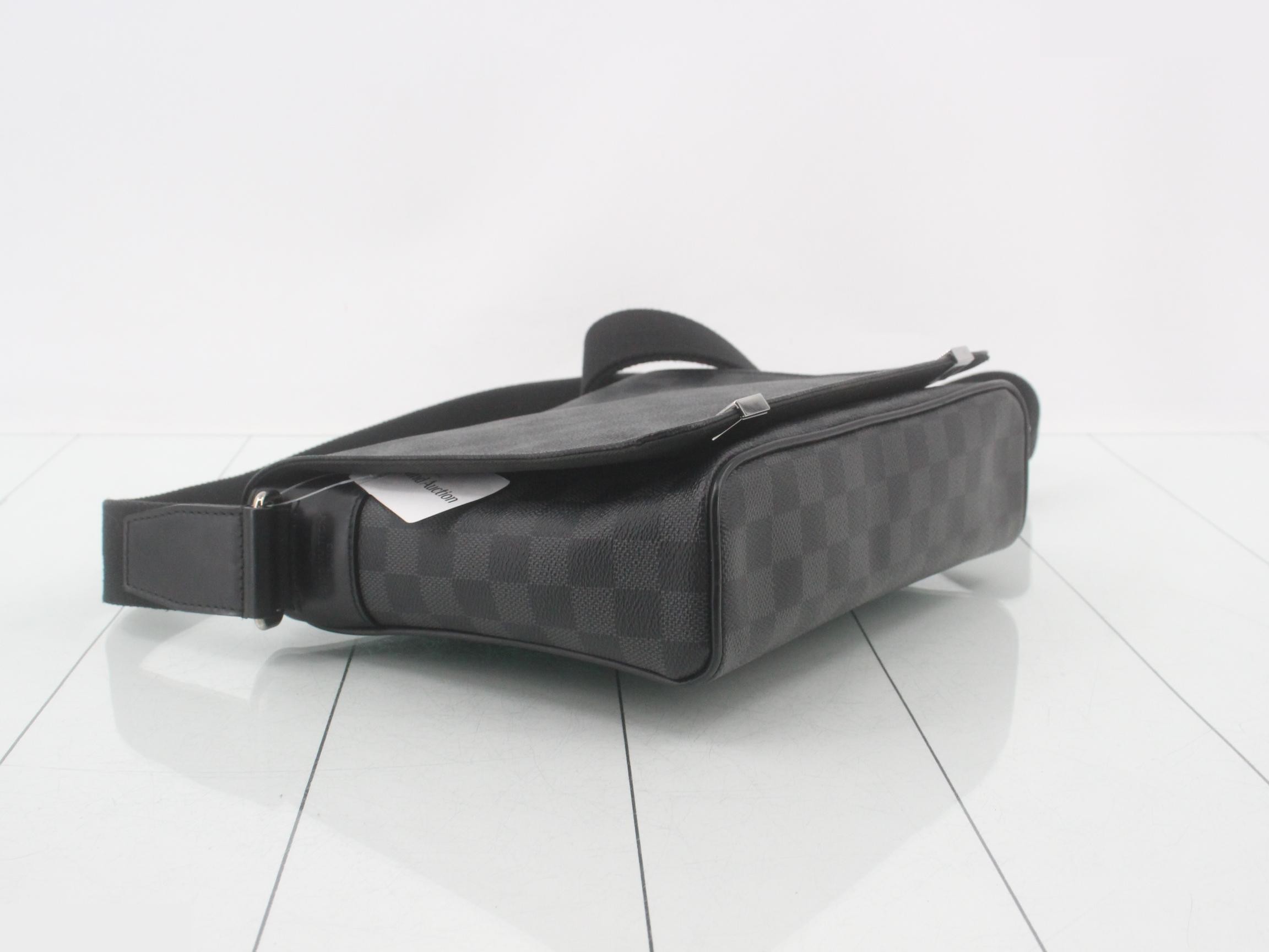 Damier Graphite District PM NM Shoulder Bag — view 5
