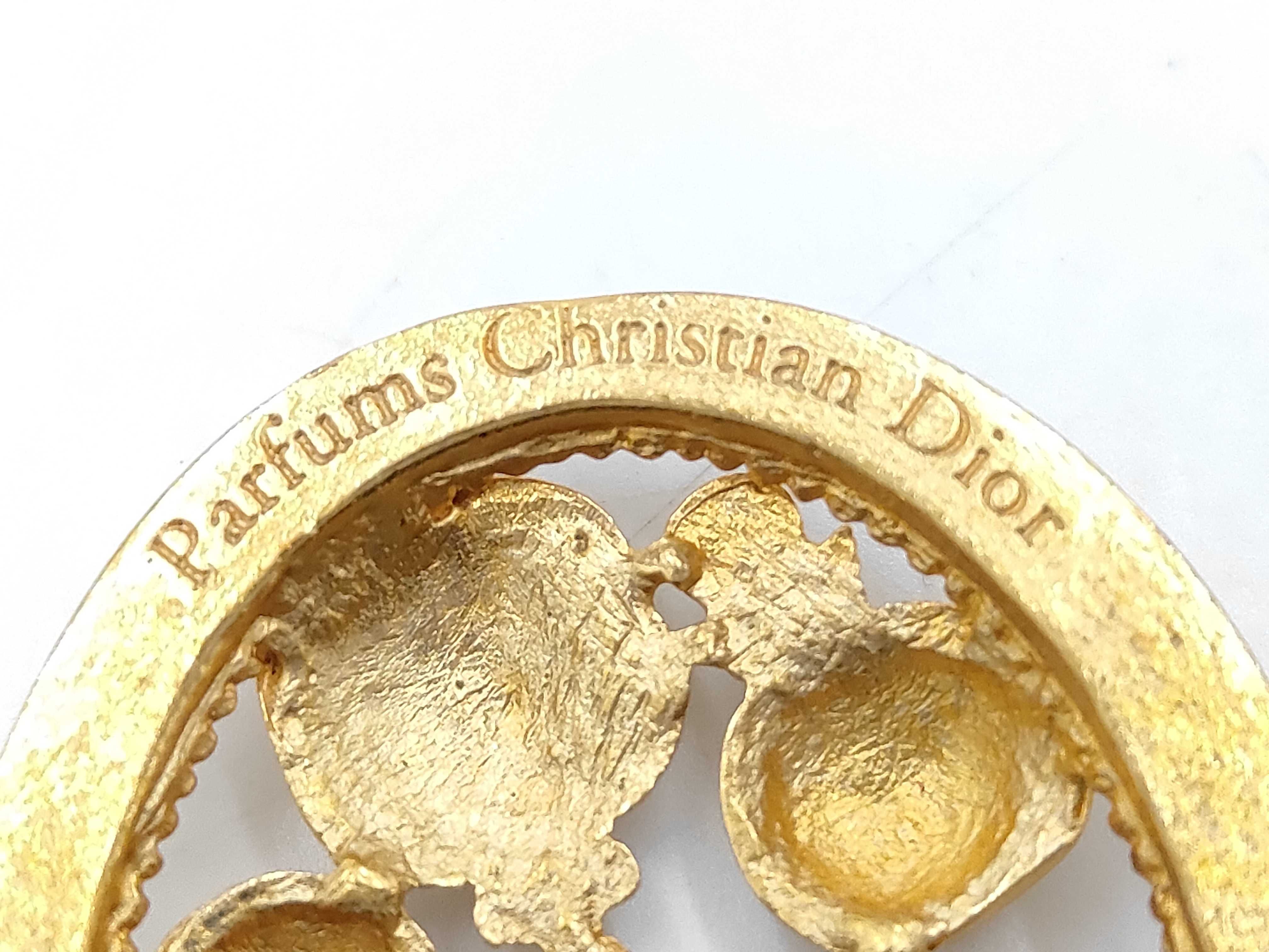 Oval Perfume Gold Brooch — view 5