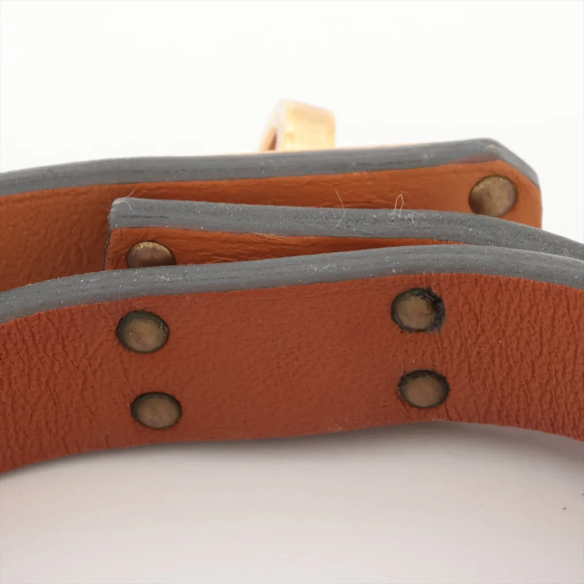 Kelly Double Tour U:2022 Bracelet T2 Veau Swift Vert Fizz. Shows signs of wear, — view 4