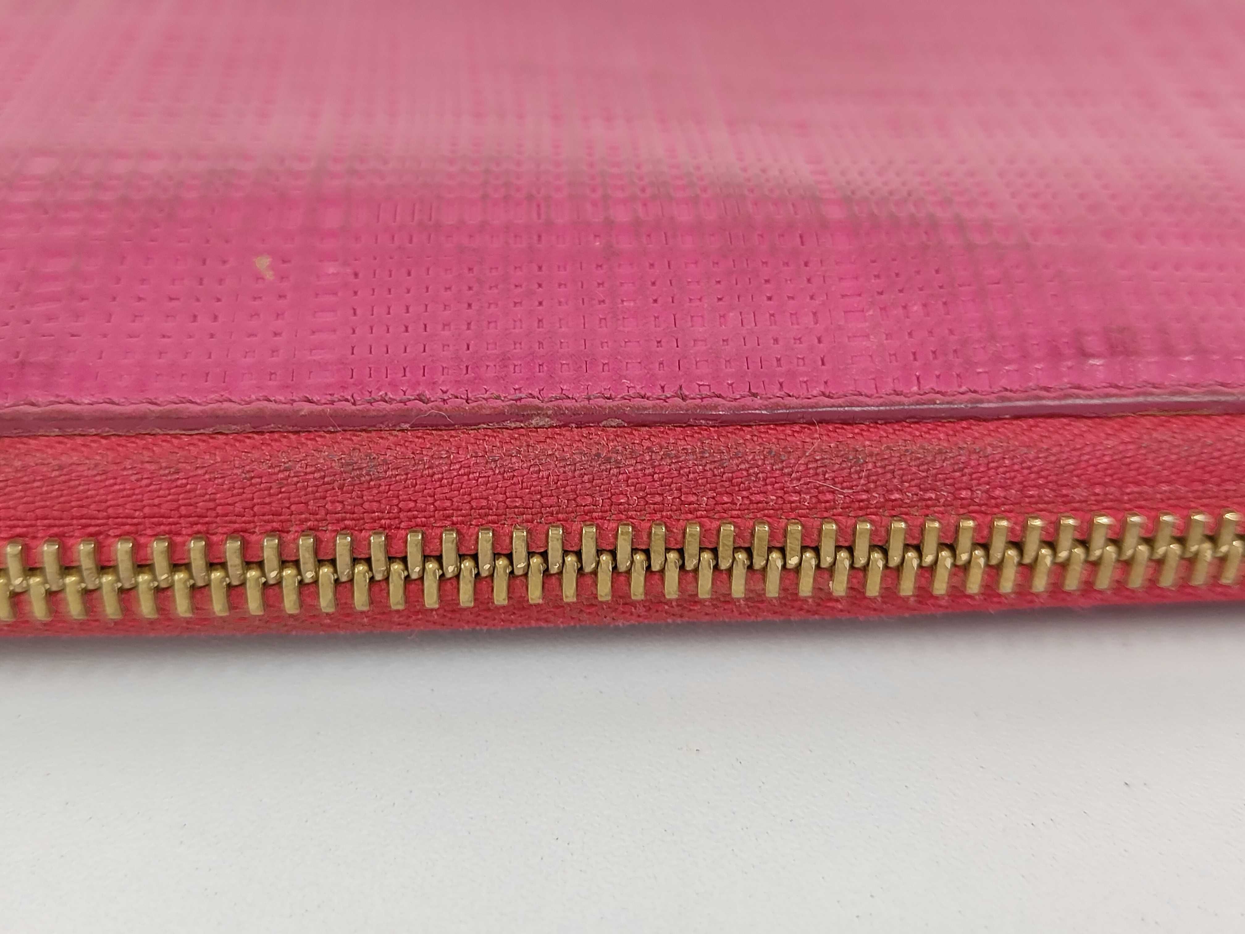wallet with box / Anagram / Round zip long wallet / Pink — view 4