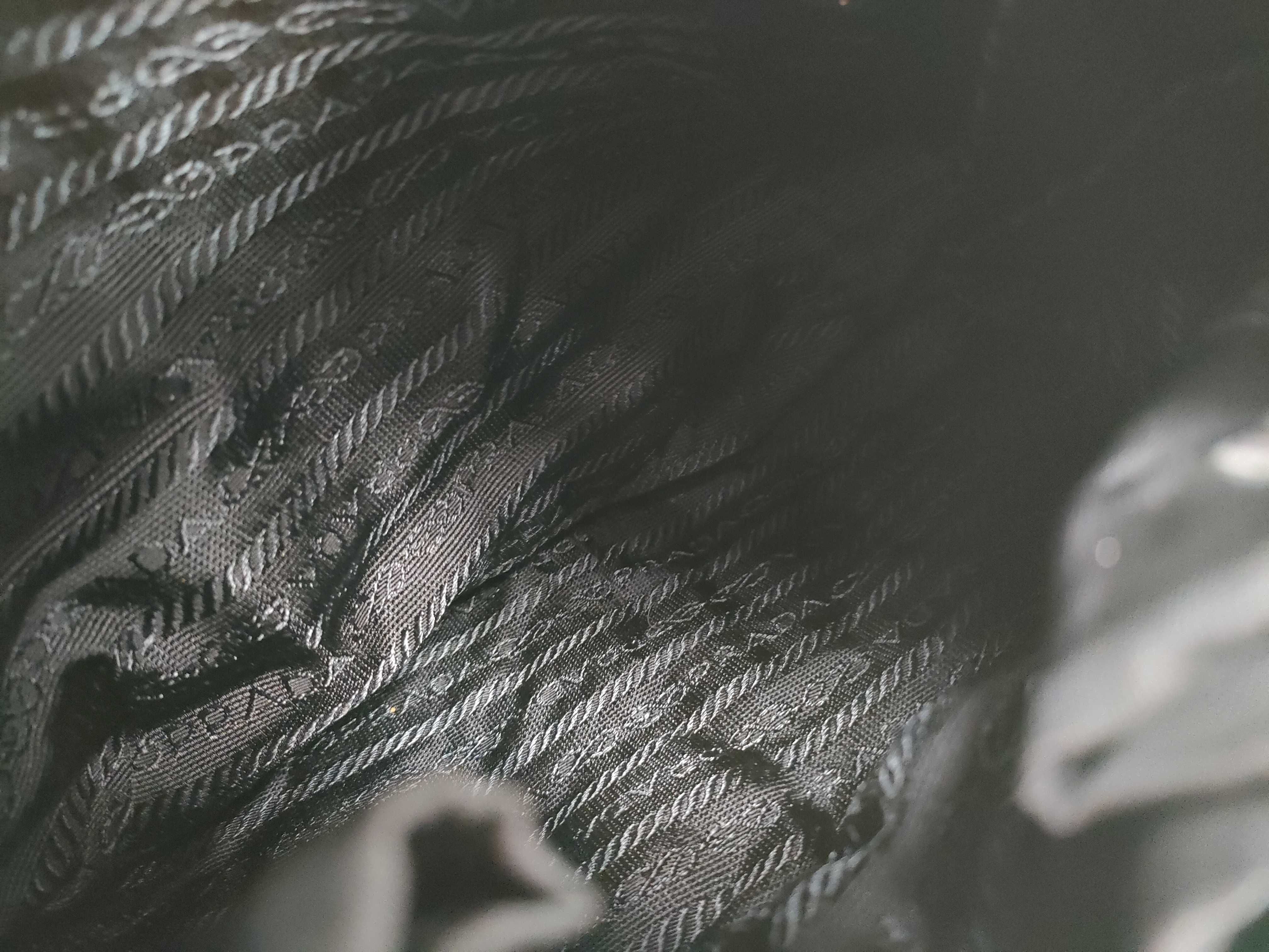 Nylon Mini Backpack with Triangle Logo — view 9