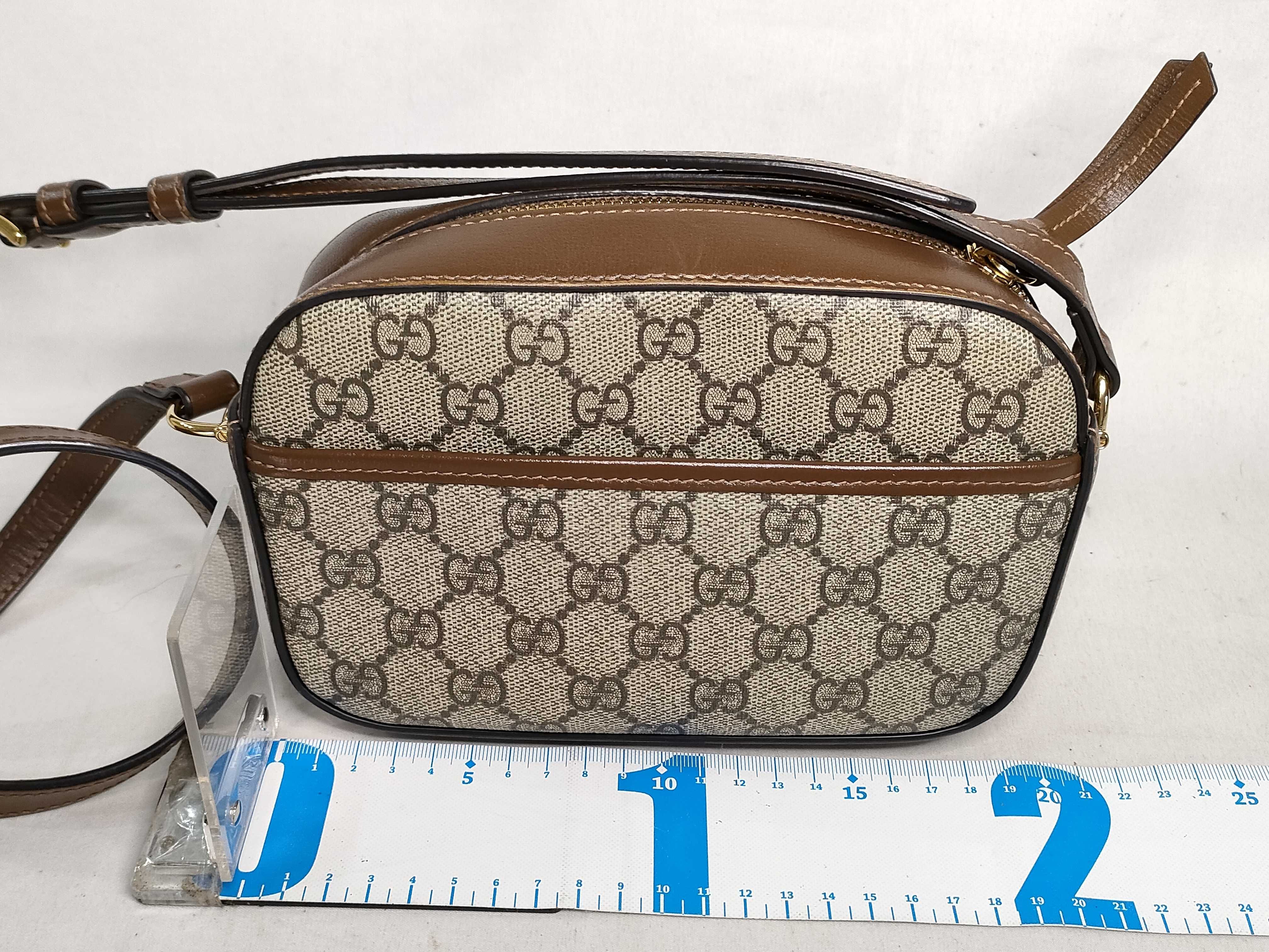 GG Supreme Gucci GG Canvas Horsebit 1955 Shoulder Bag — view 2