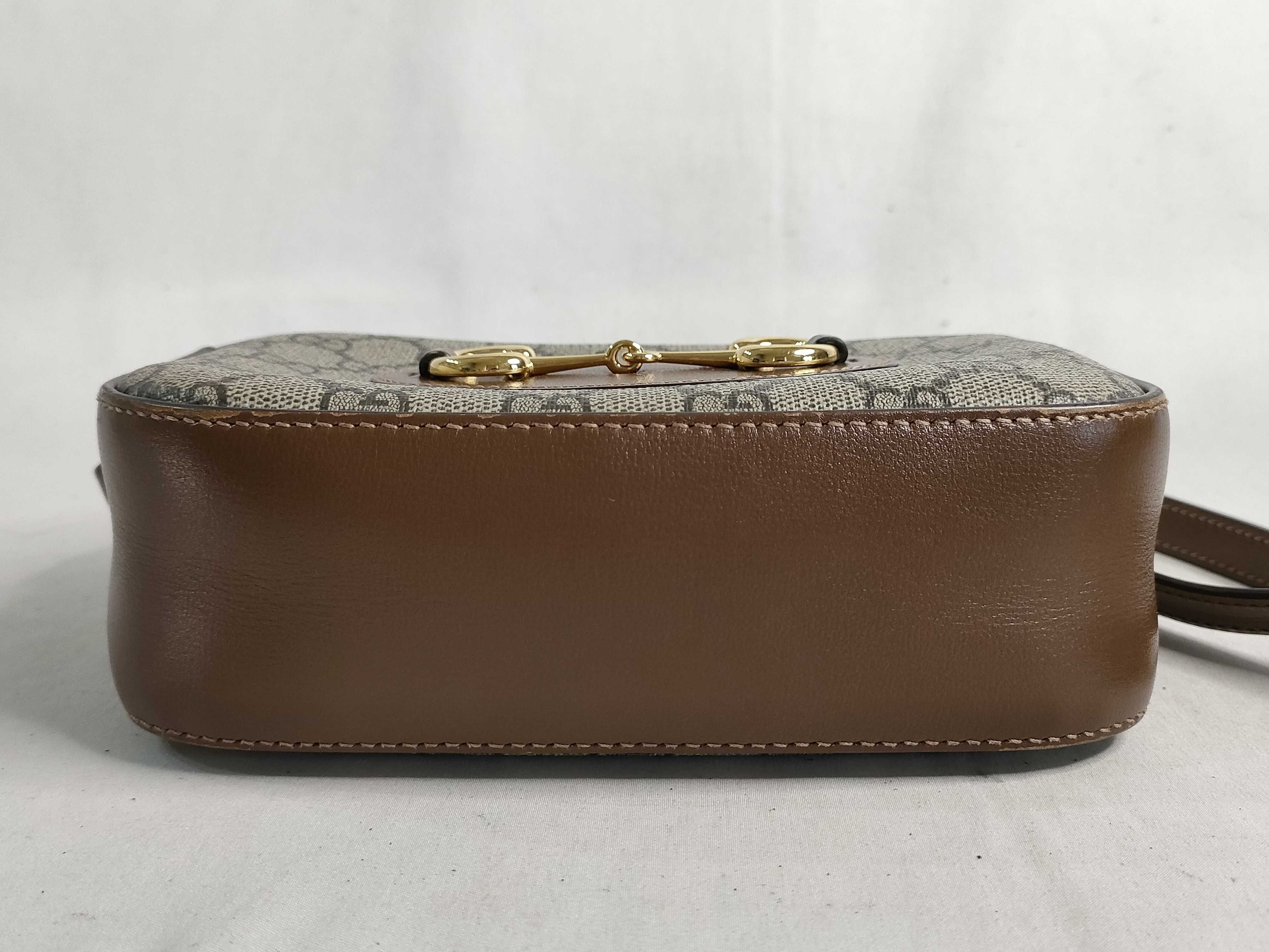 GG Supreme Gucci GG Canvas Horsebit 1955 Shoulder Bag — view 7