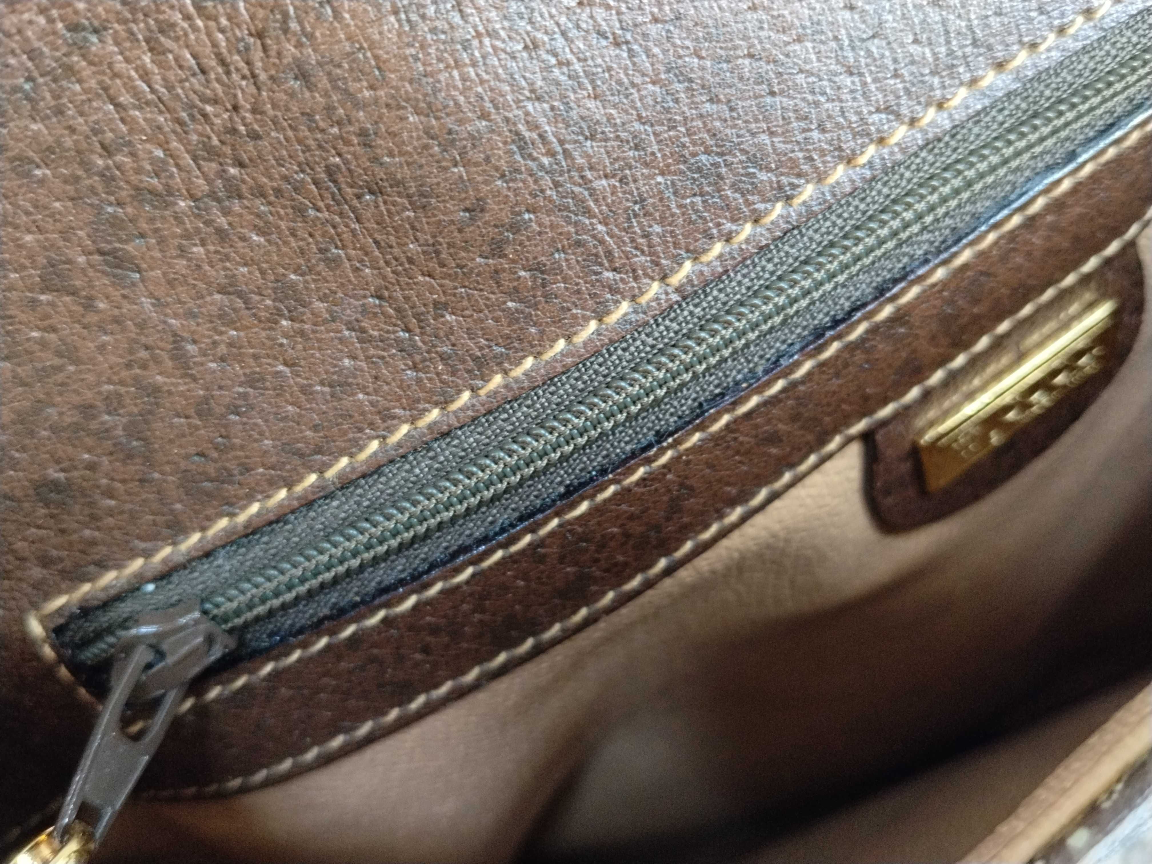 GG Supreme Gucci 001 116 091 GG Supreme Sherry Shoulder Bag PVC Leather Beige Shoulder Bag — view 13