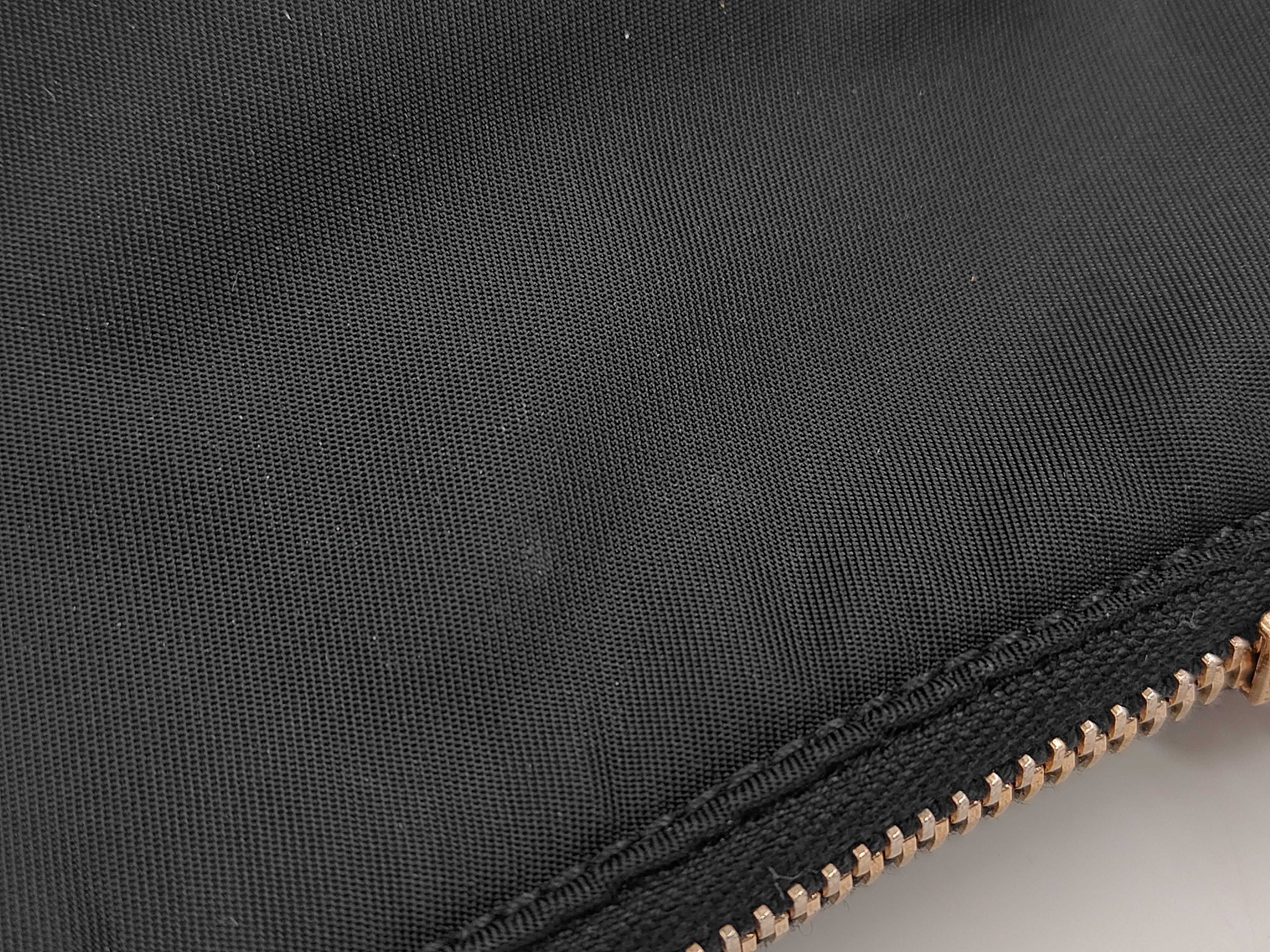 Triangle Logo One-Shoulder Bag, Nylon, Black, Pouch — view 11
