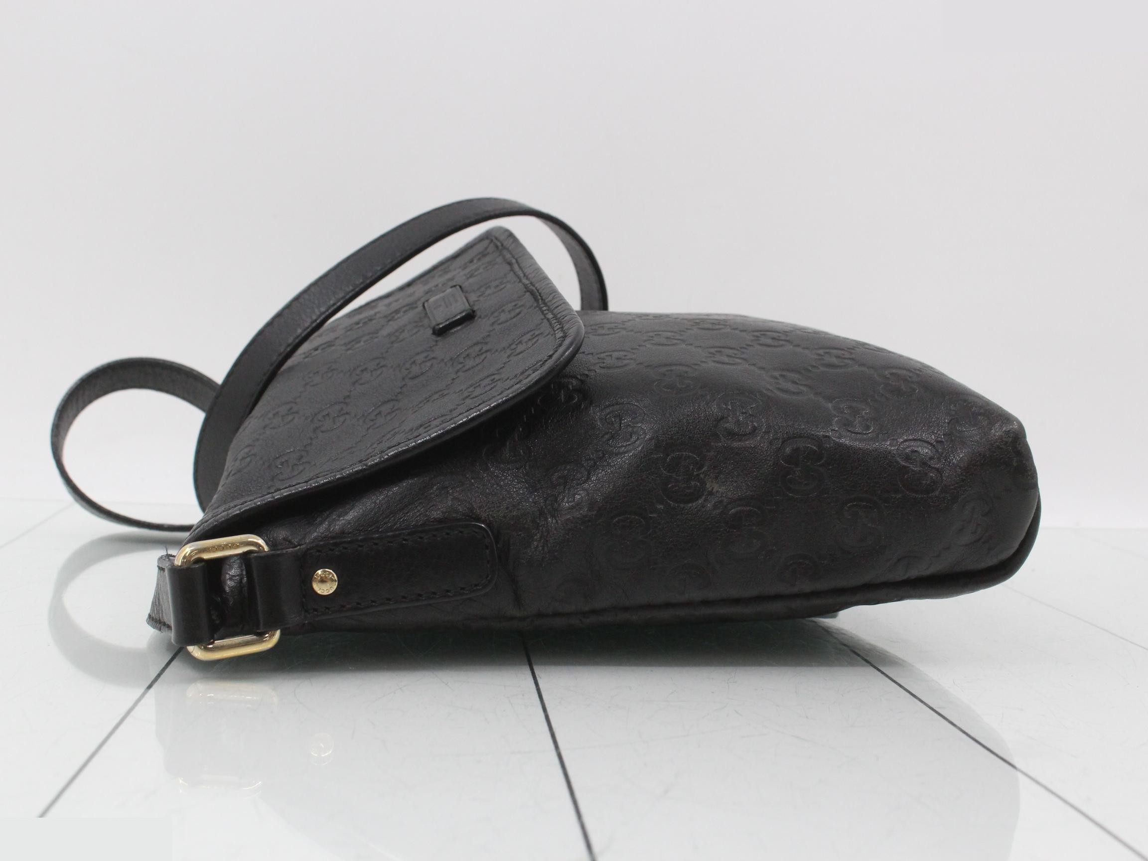 Guccissima Shoulder Bag, Noir, 223666, 203998 — view 4