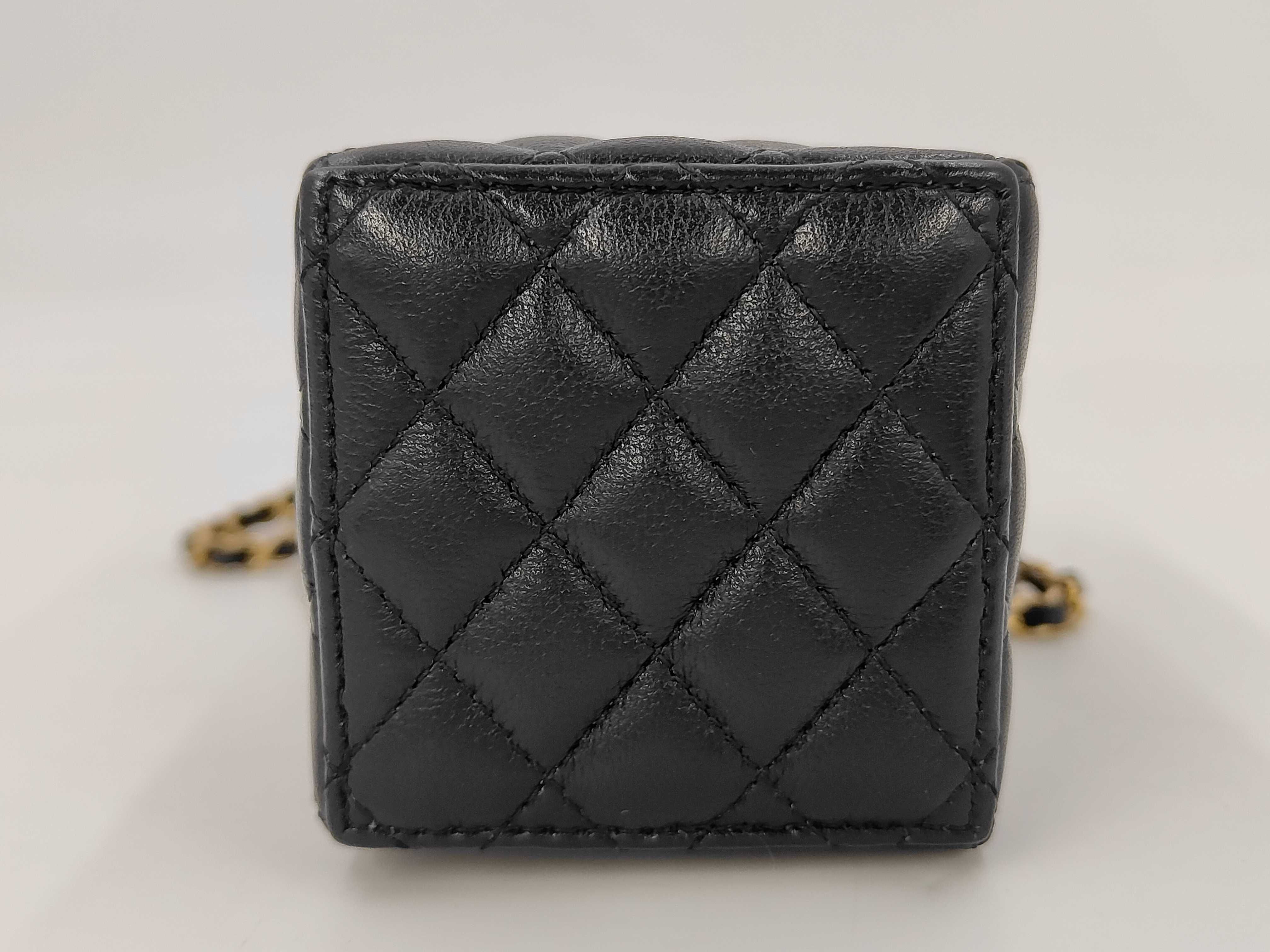 Mini Cube Chain Shoulder Bag — view 4
