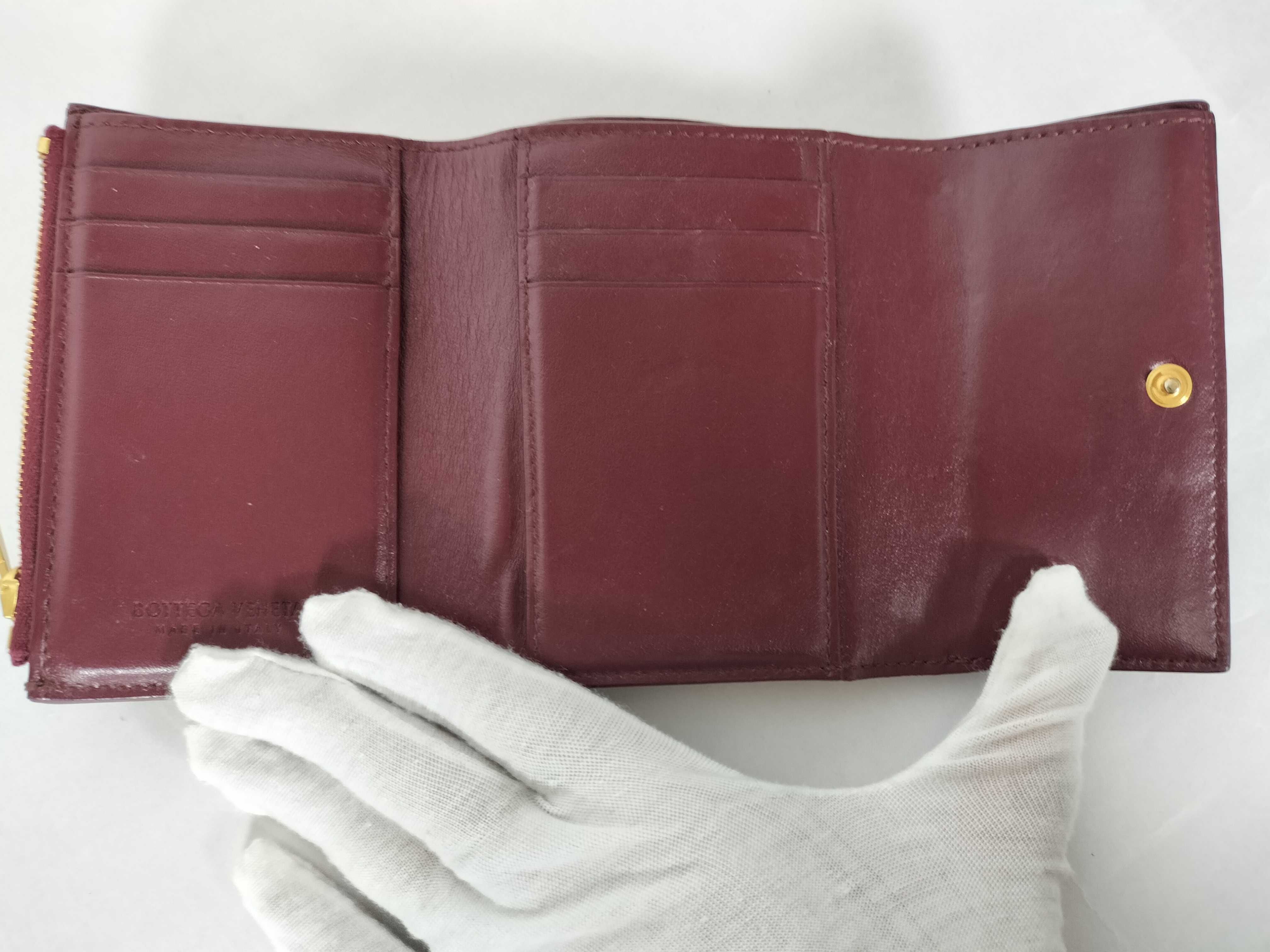 Intrecciato Bottega Veneta Cassette Intrecciato Tri-fold Wallet (tsu18977) Wallet — view 6