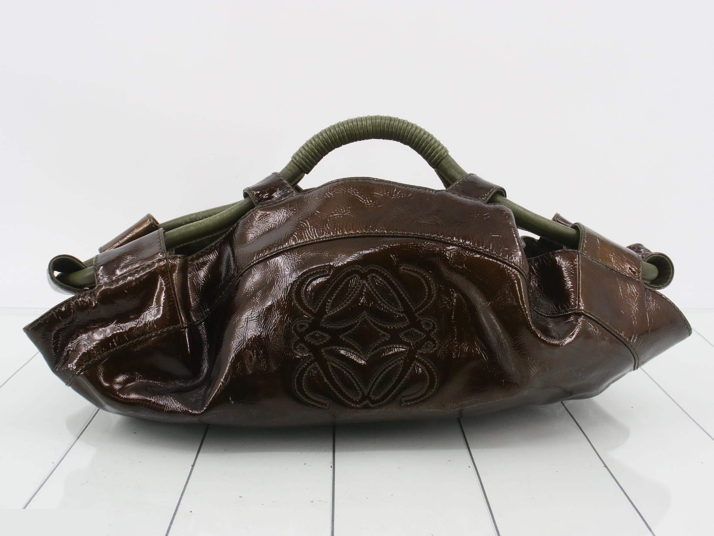 Nappa Aire Patent Leather Brown