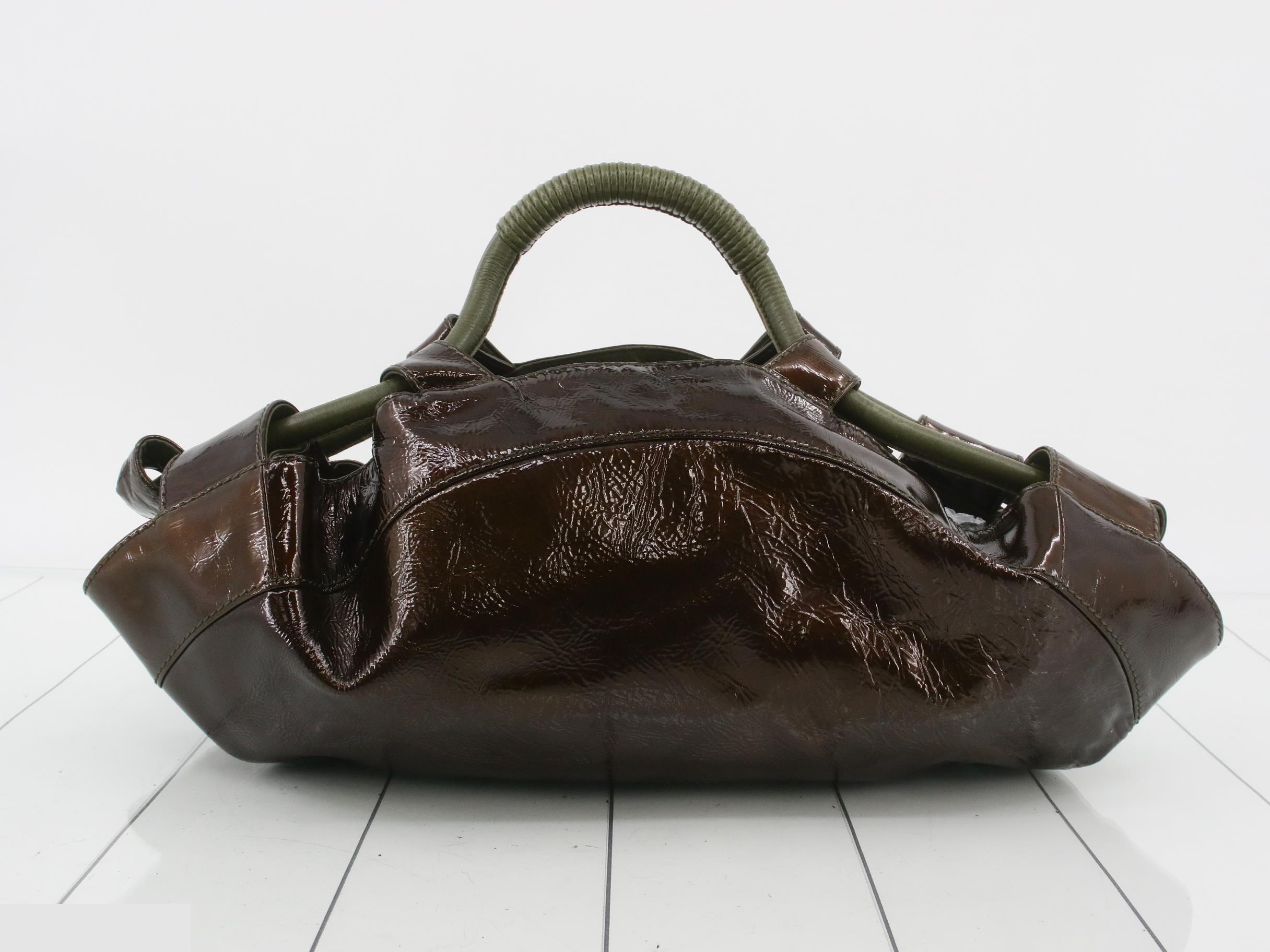 Nappa Aire Patent Leather Brown — view 2