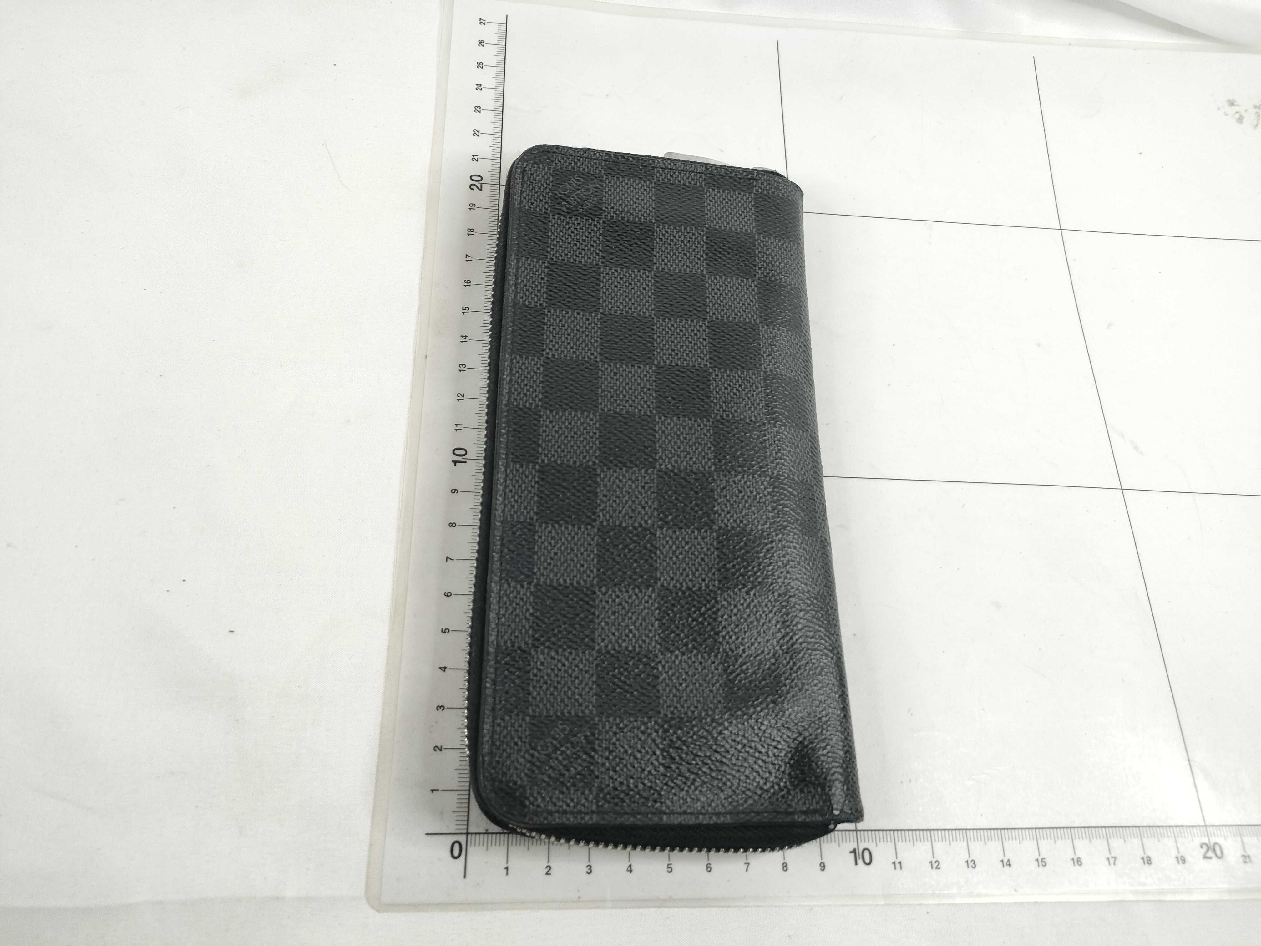 Damier Graphite Louis Vuitton Damier Graphite Zippy Vertical SV Hardware MB3148 Wallet — view 2