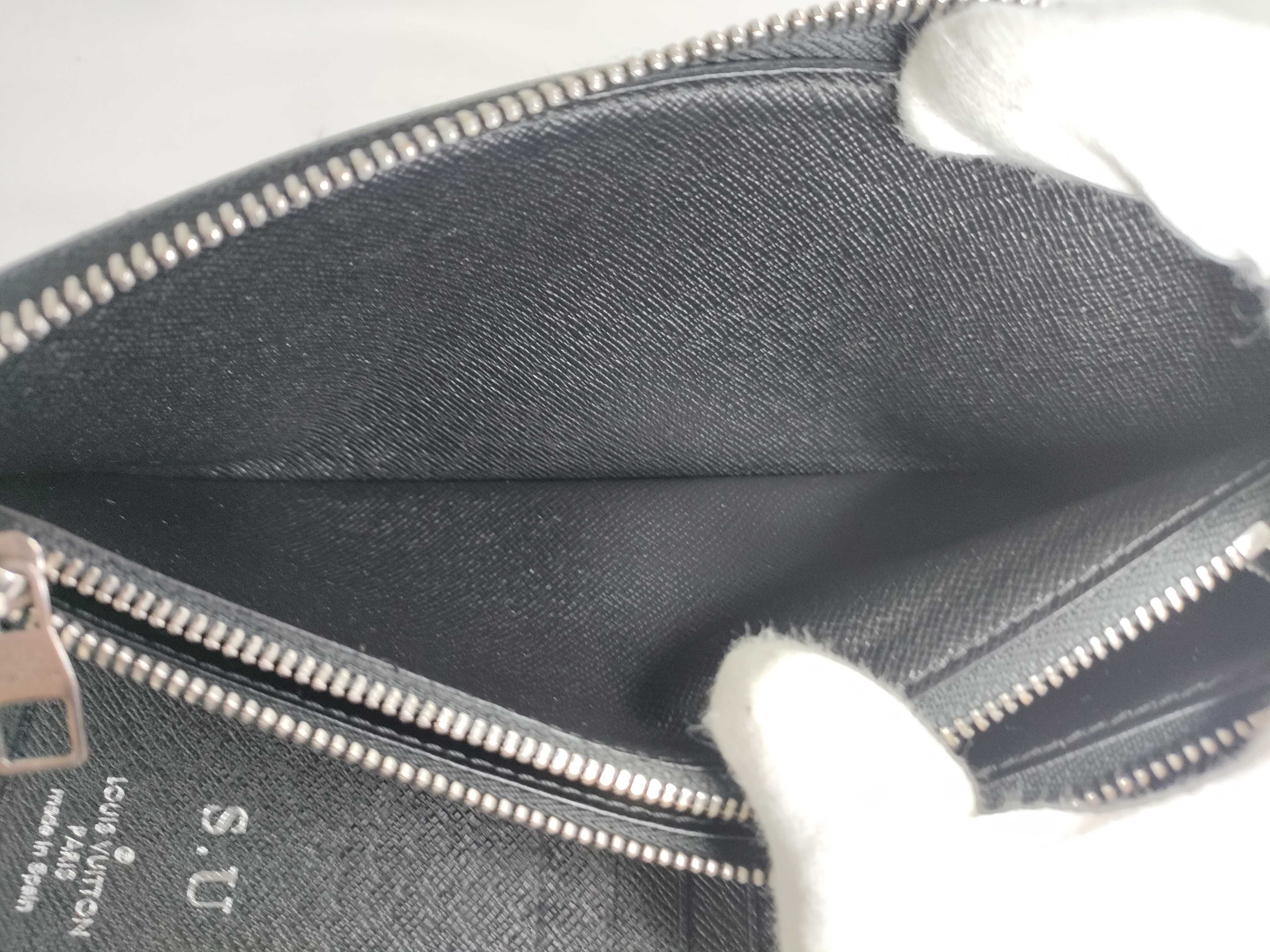 Damier Graphite Louis Vuitton Damier Graphite Zippy Vertical SV Hardware MB3148 Wallet — view 12