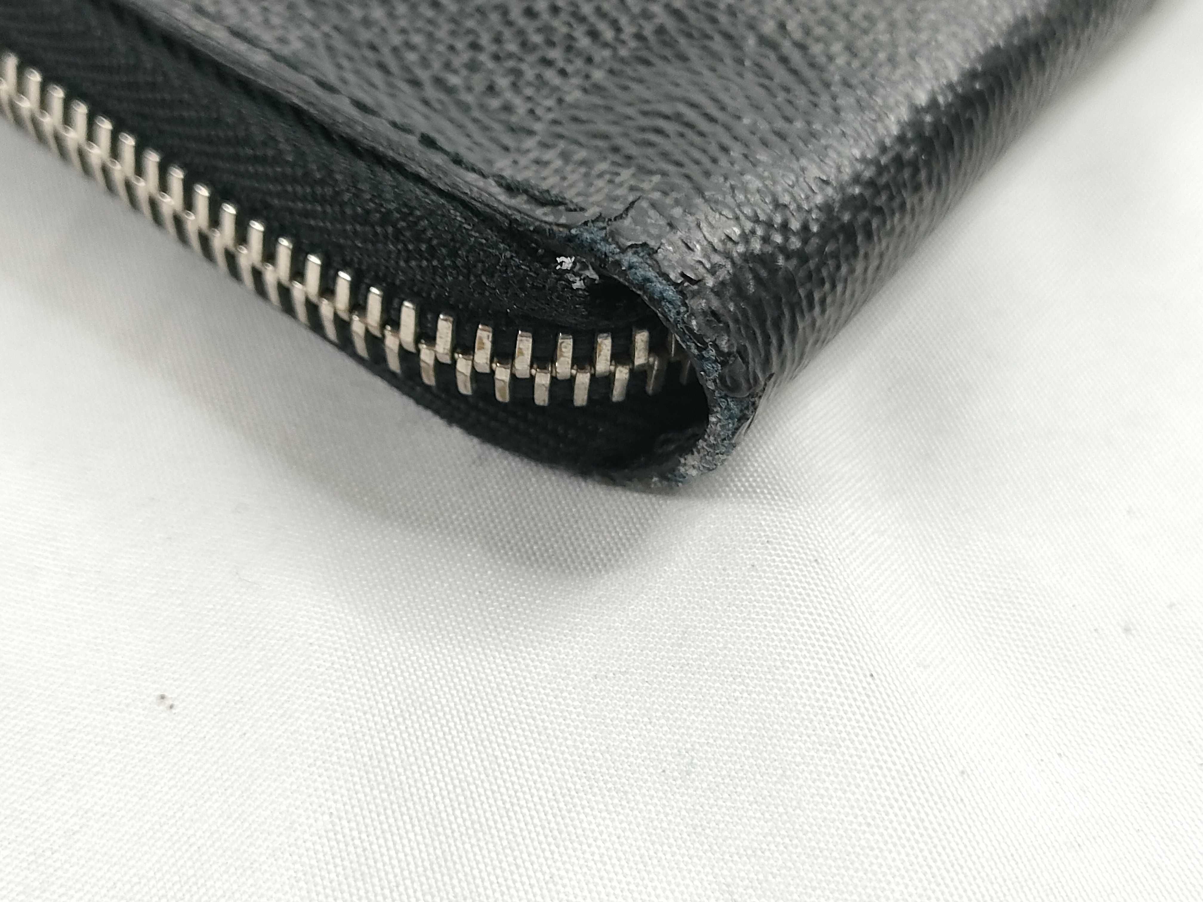 Damier Graphite Louis Vuitton Damier Graphite Zippy Vertical SV Hardware MB3148 Wallet — view 3