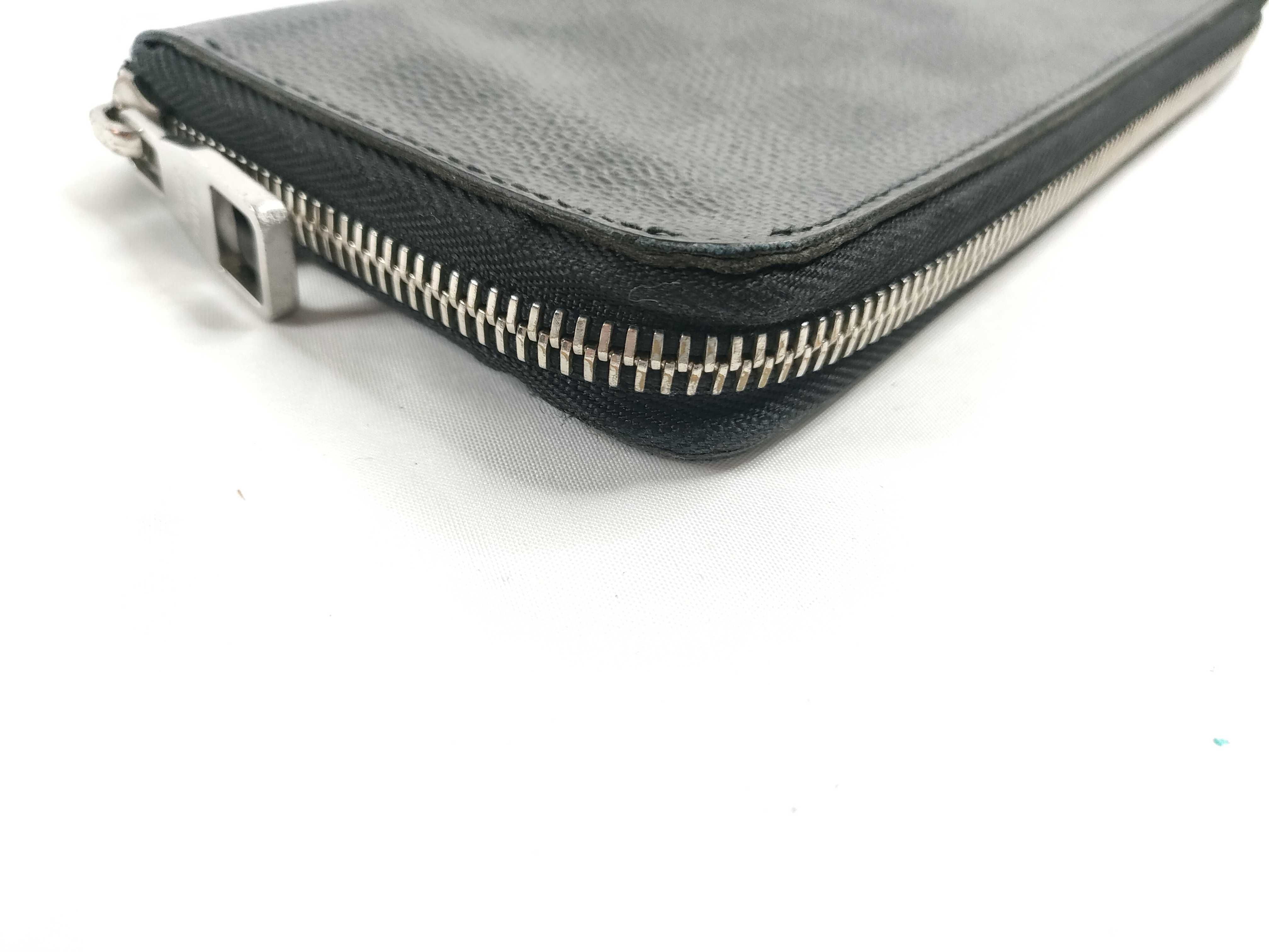 Damier Graphite Louis Vuitton Damier Graphite Zippy Vertical SV Hardware MB3148 Wallet — view 4