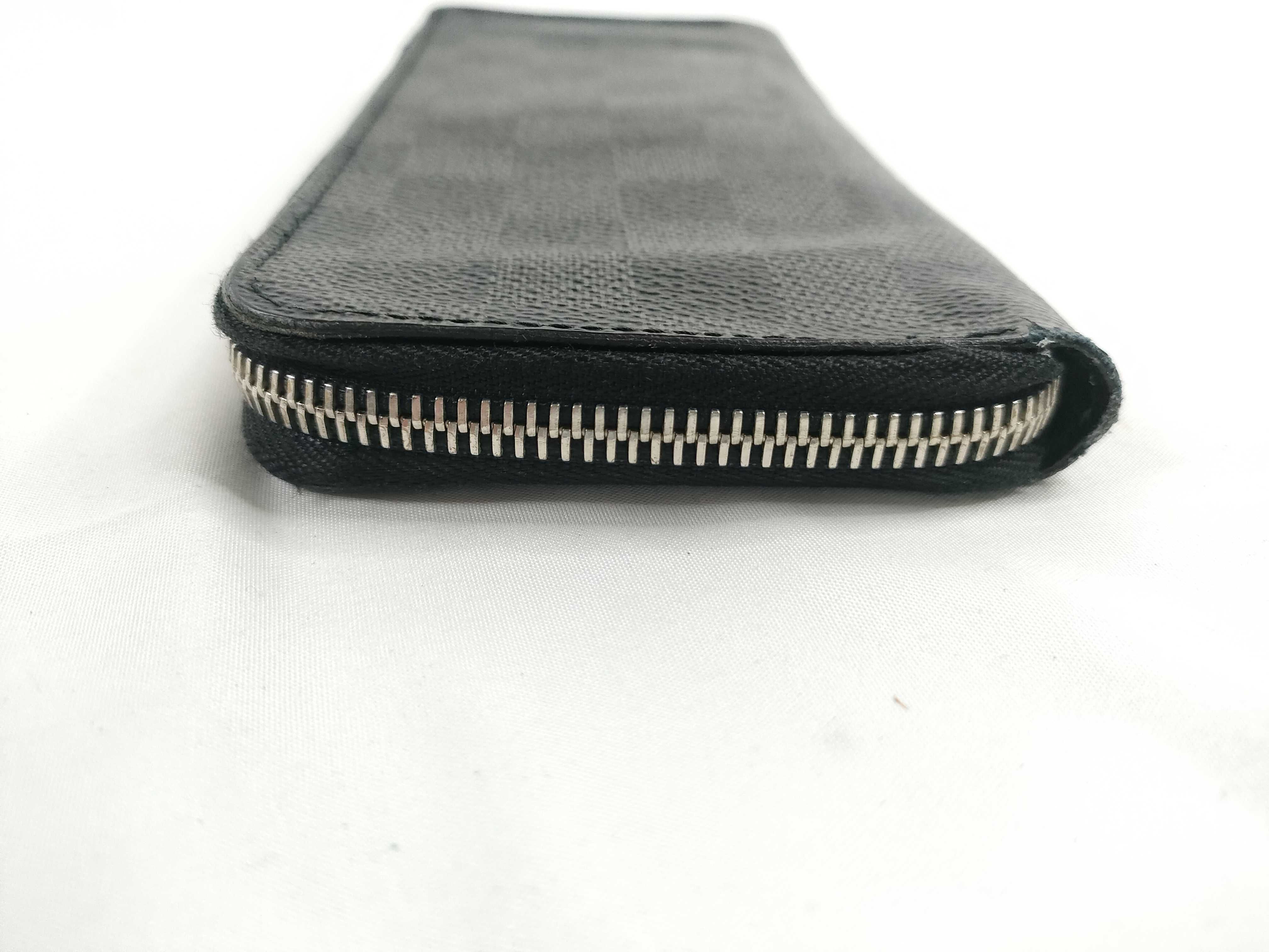 Damier Graphite Louis Vuitton Damier Graphite Zippy Vertical SV Hardware MB3148 Wallet — view 6