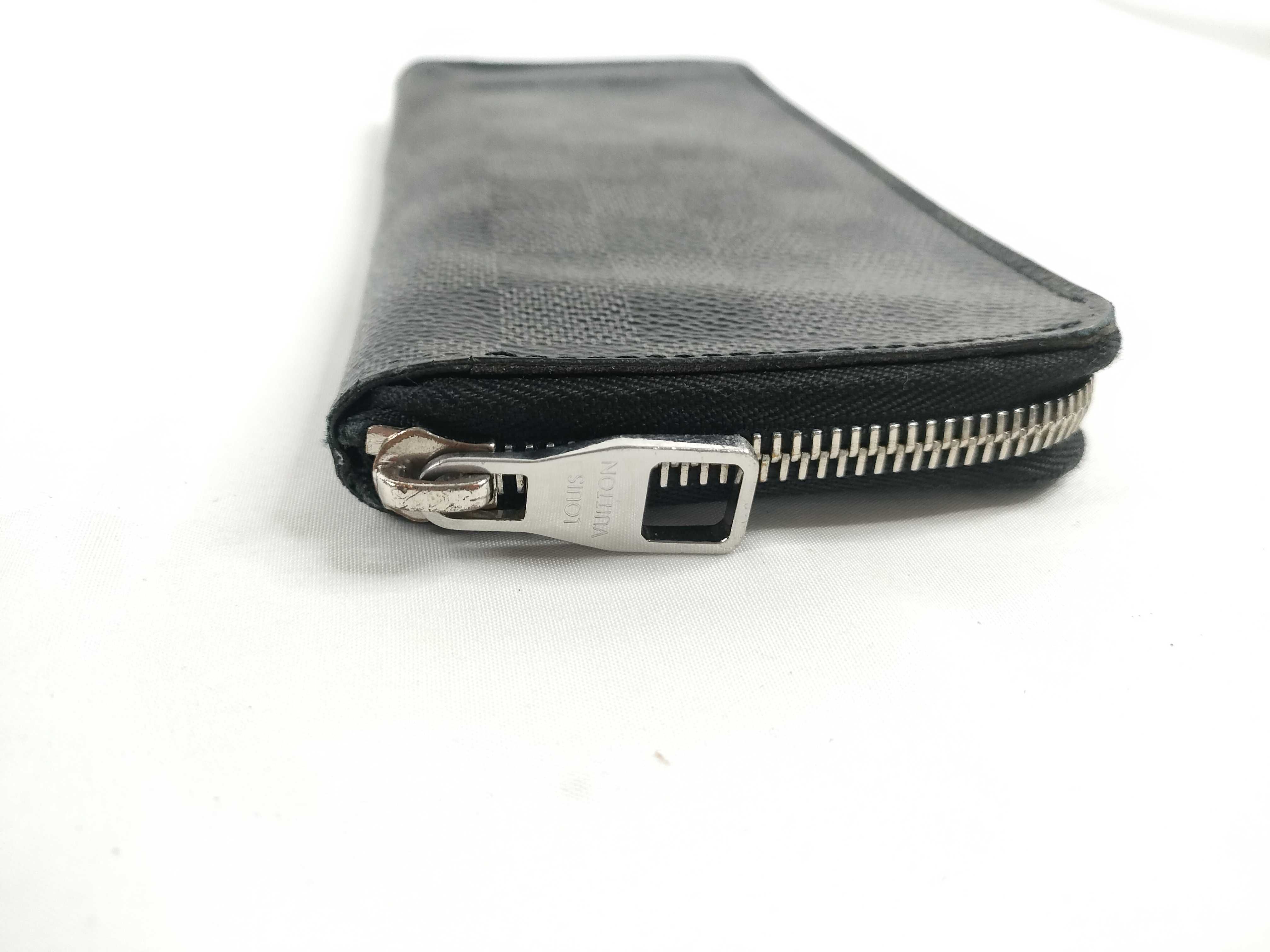 Damier Graphite Louis Vuitton Damier Graphite Zippy Vertical SV Hardware MB3148 Wallet — view 7